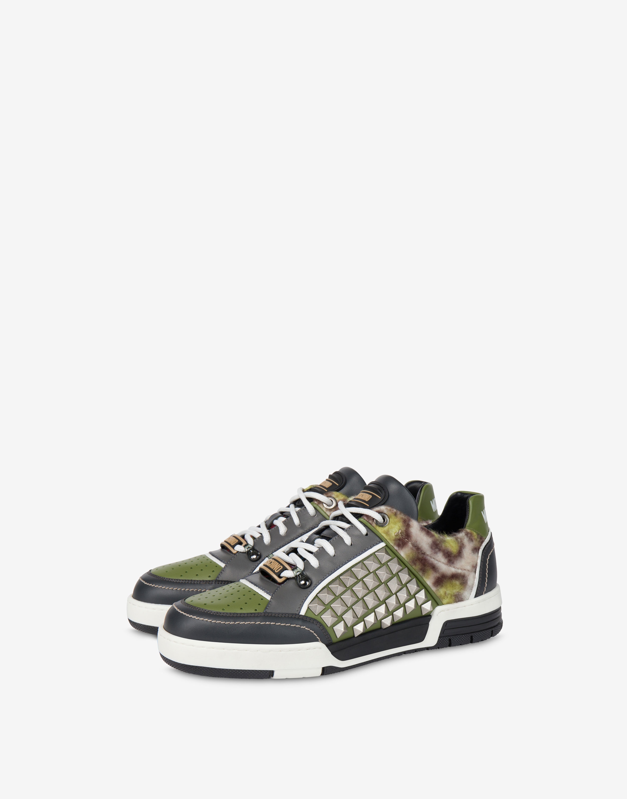 MILITARY PATCHWORK SNEAKERS - 1