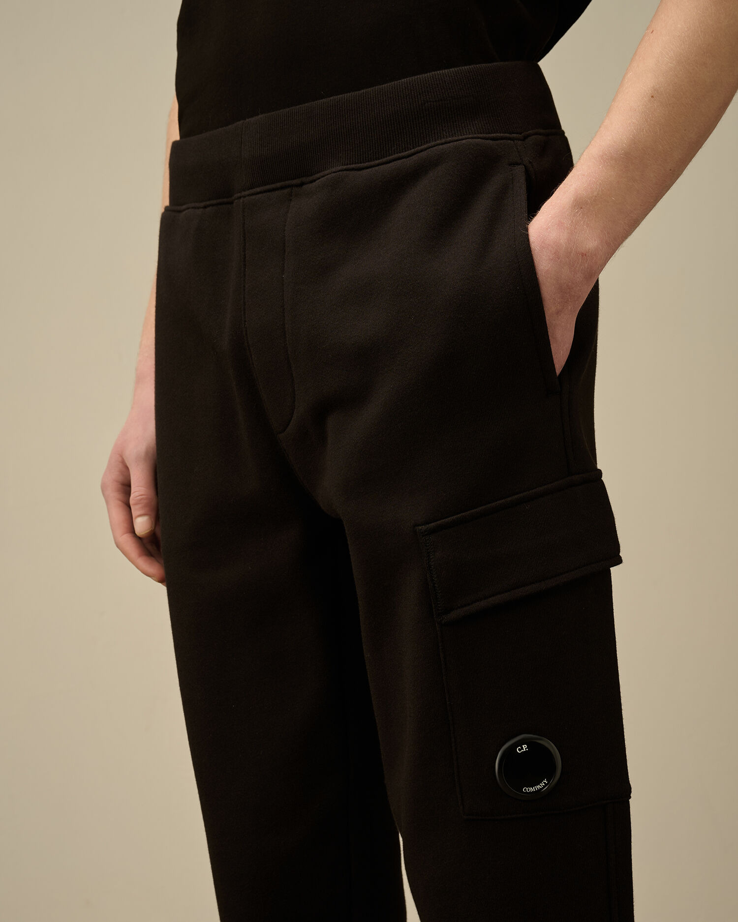 Diagonal Raised Fleece Lens Sweatpants - 5