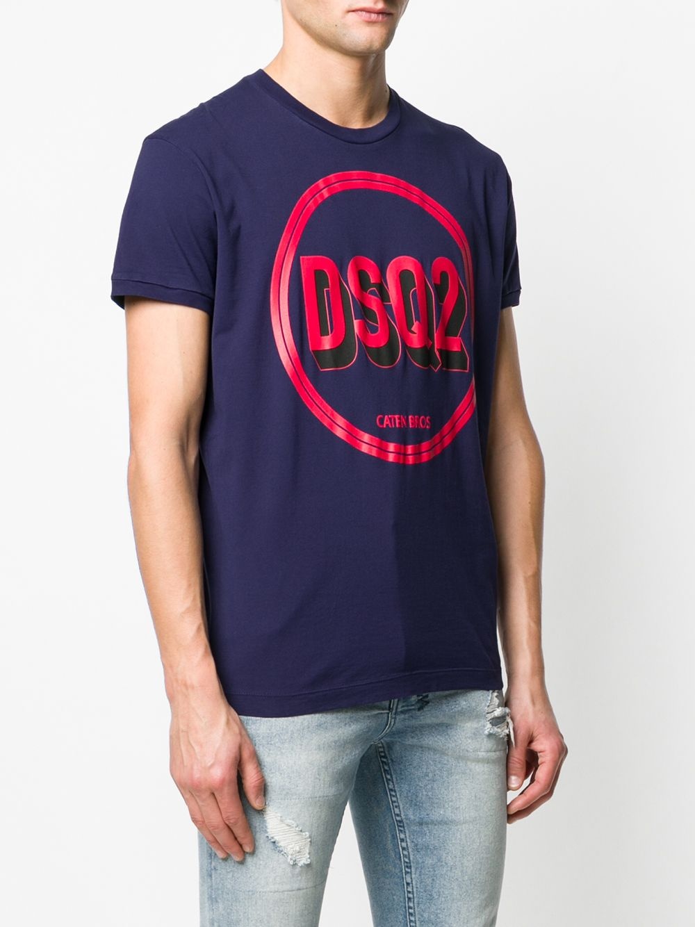 logo print T-shirt - 3