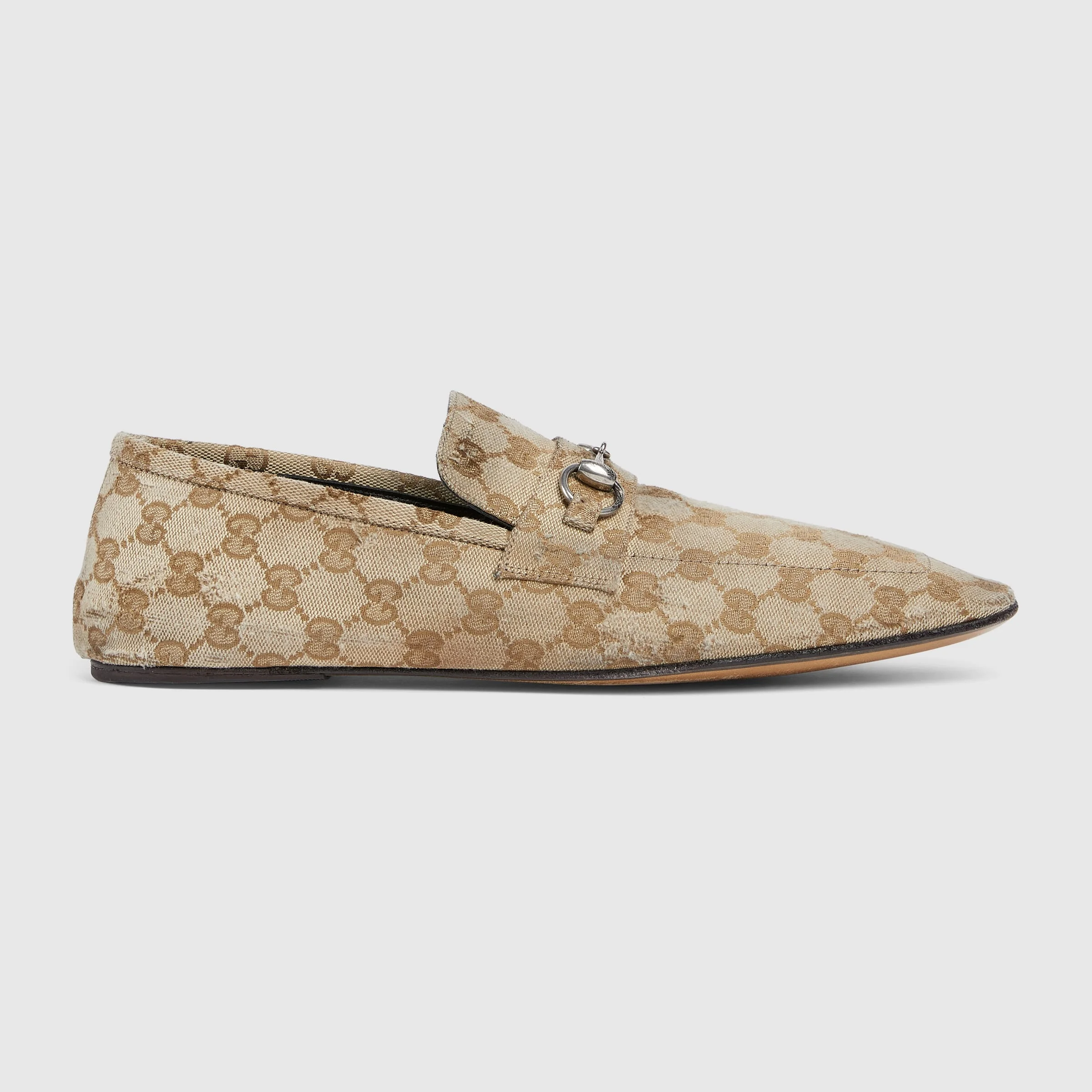 Men's worn-out effect loafer with Horsebit - 1