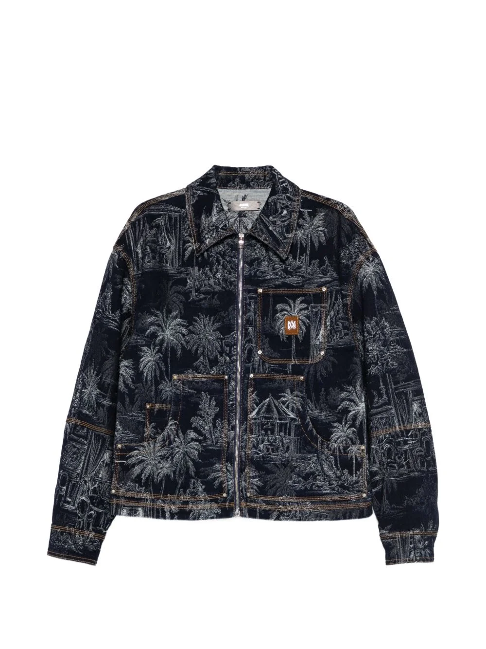 jacquard zip chateau palms jacket - 1