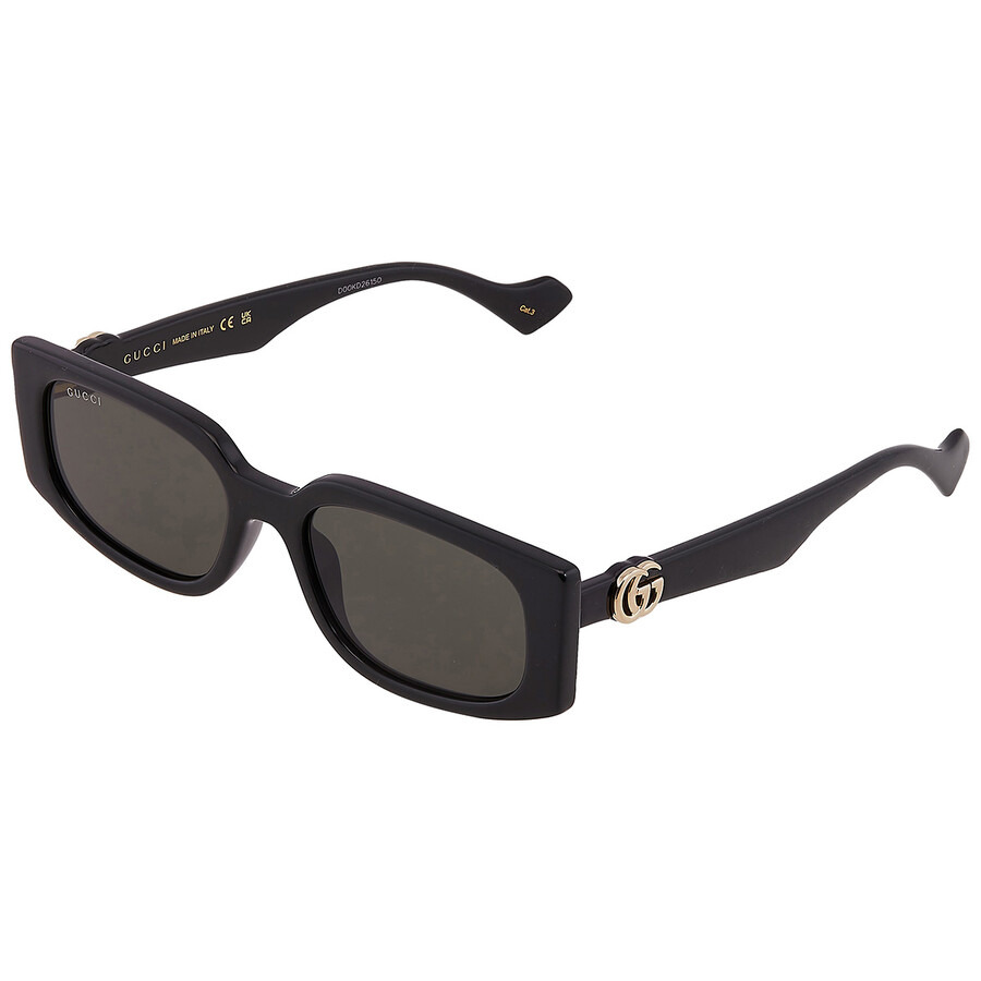 Gucci Grey Rectangular Ladies Sunglasses GG1534S 001 55 - 4