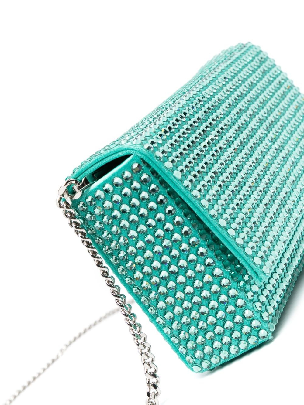 Paloma crystal-embellished clutch bag - 5