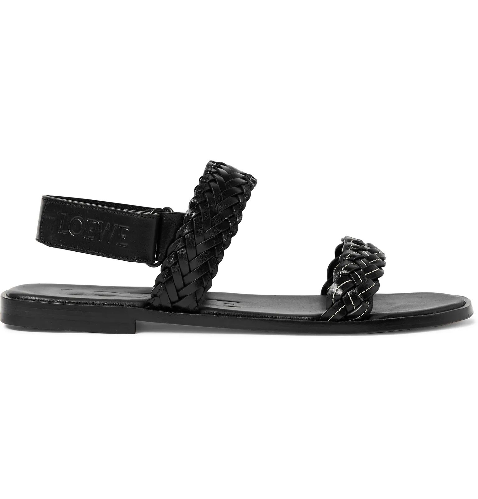 + Paula's Ibiza Braided Leather Sandals - 1