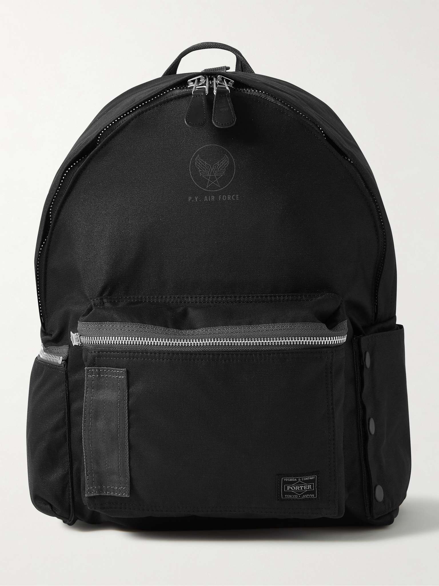 Flying Ace Webbing-Trimmed Nylon Backpack - 1