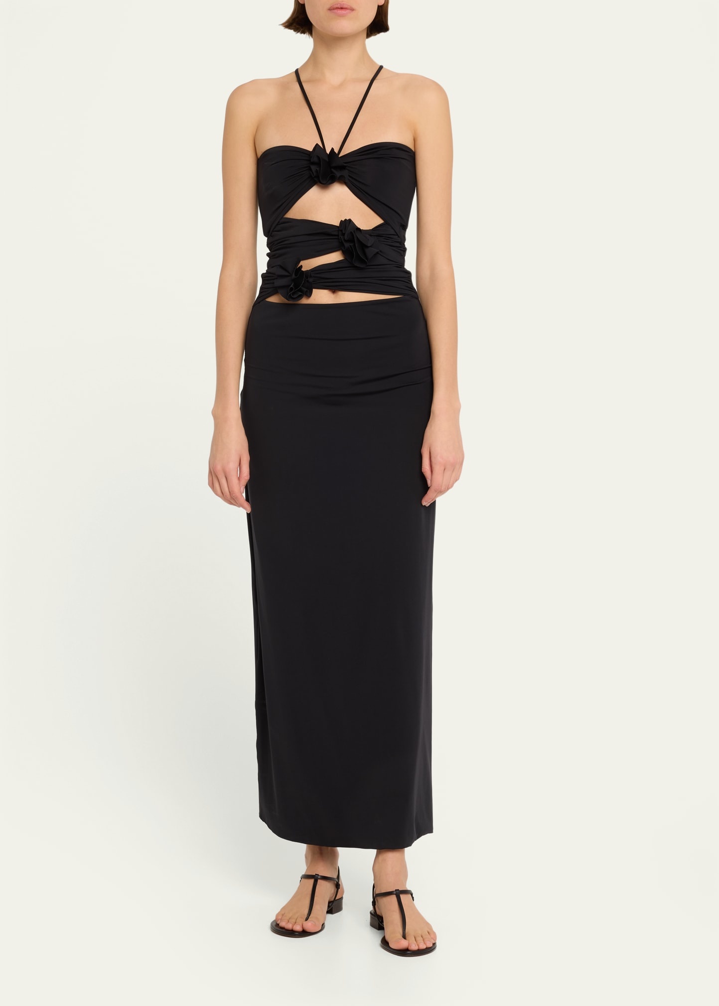 Veranera Cutout Halter Maxi Dress - 2