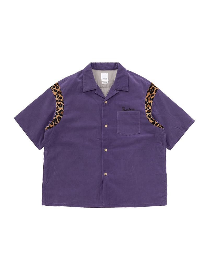 WALLIS DOWN SHIRT S/S PURPLE - 1