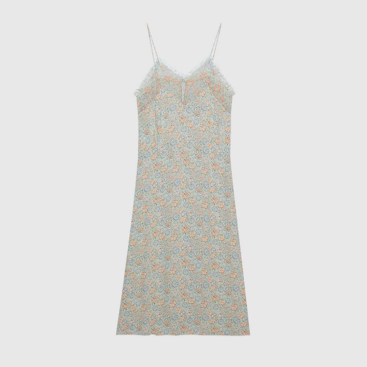 Gucci Liberty floral crêpe slip dress - 1