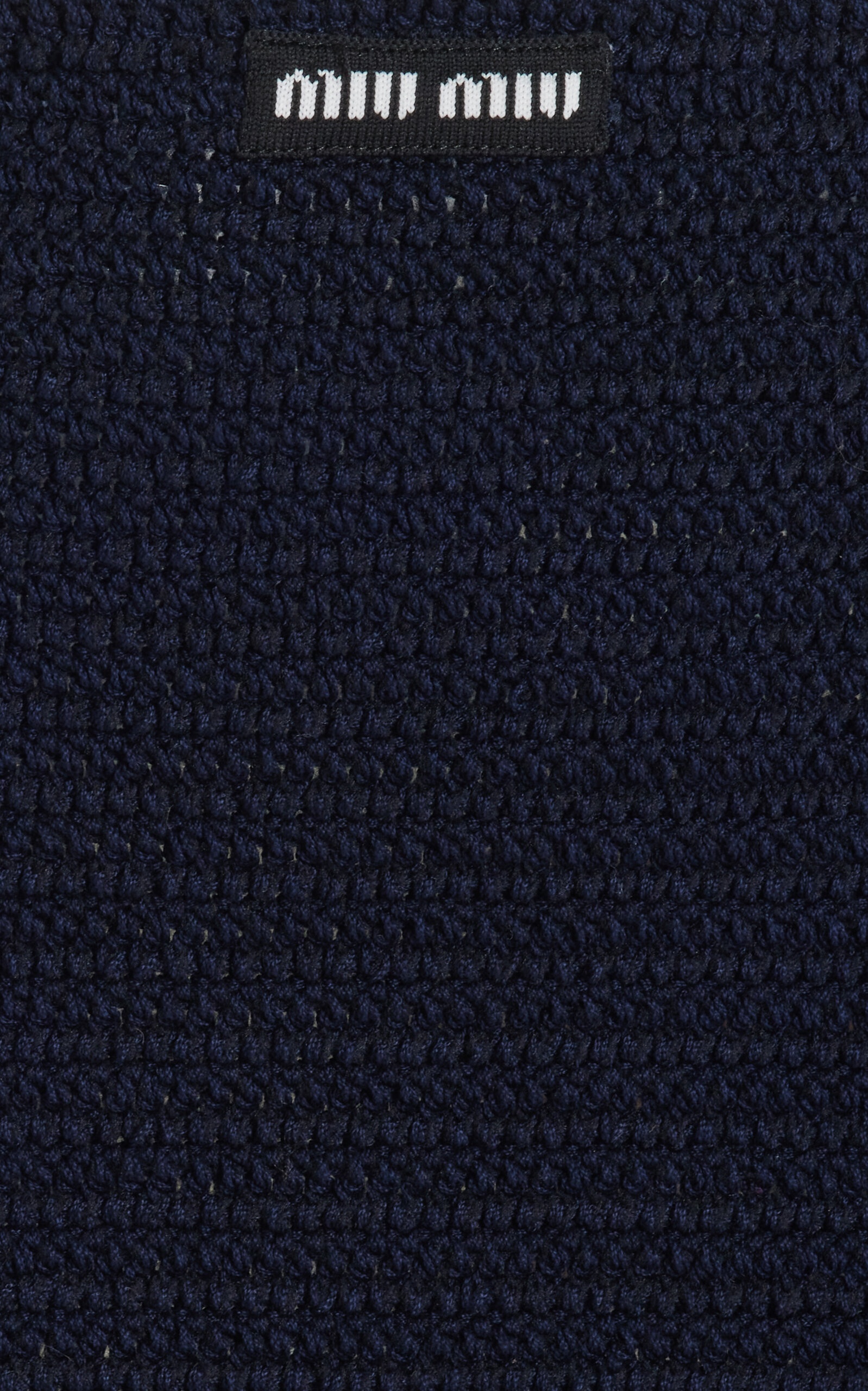 Handmade Cotton Mini Skirt navy - 10