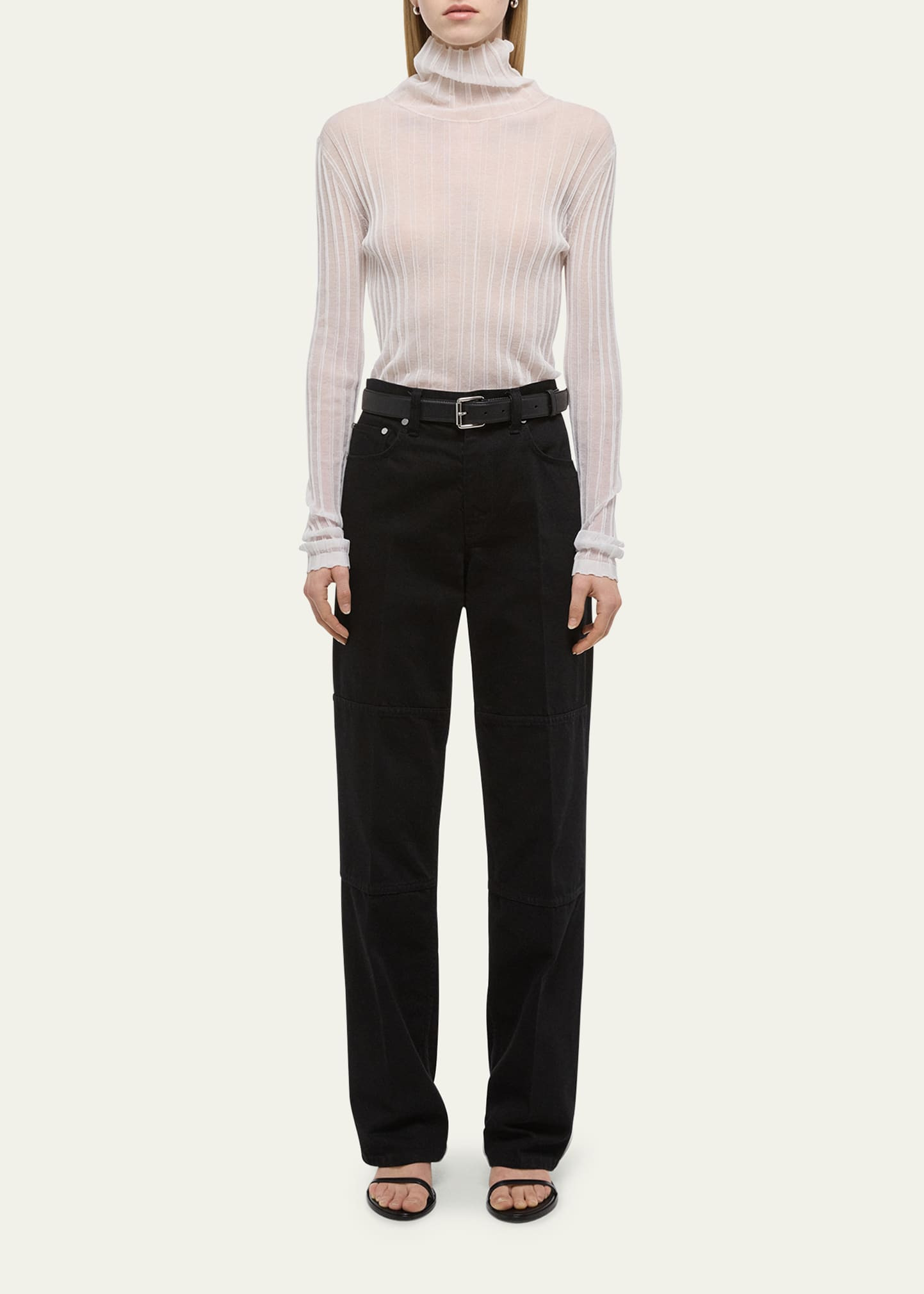 Straight-Leg Carpenter Jeans with Zips - 2