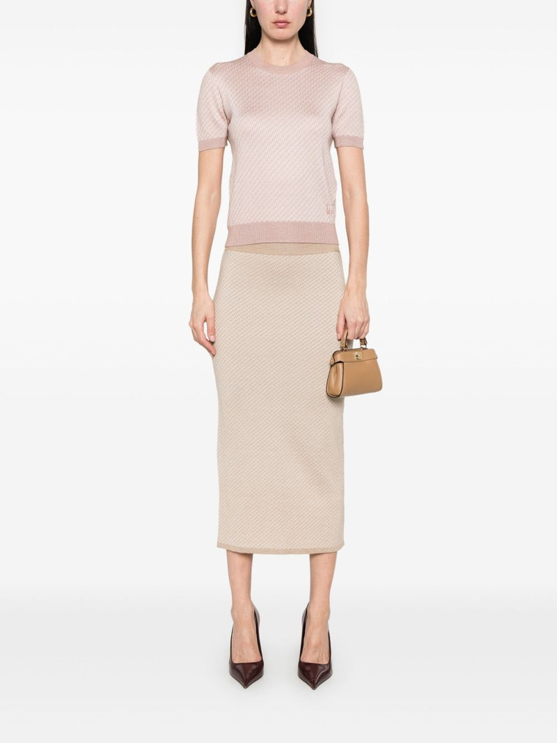 FENDI FF midi skirt outlook