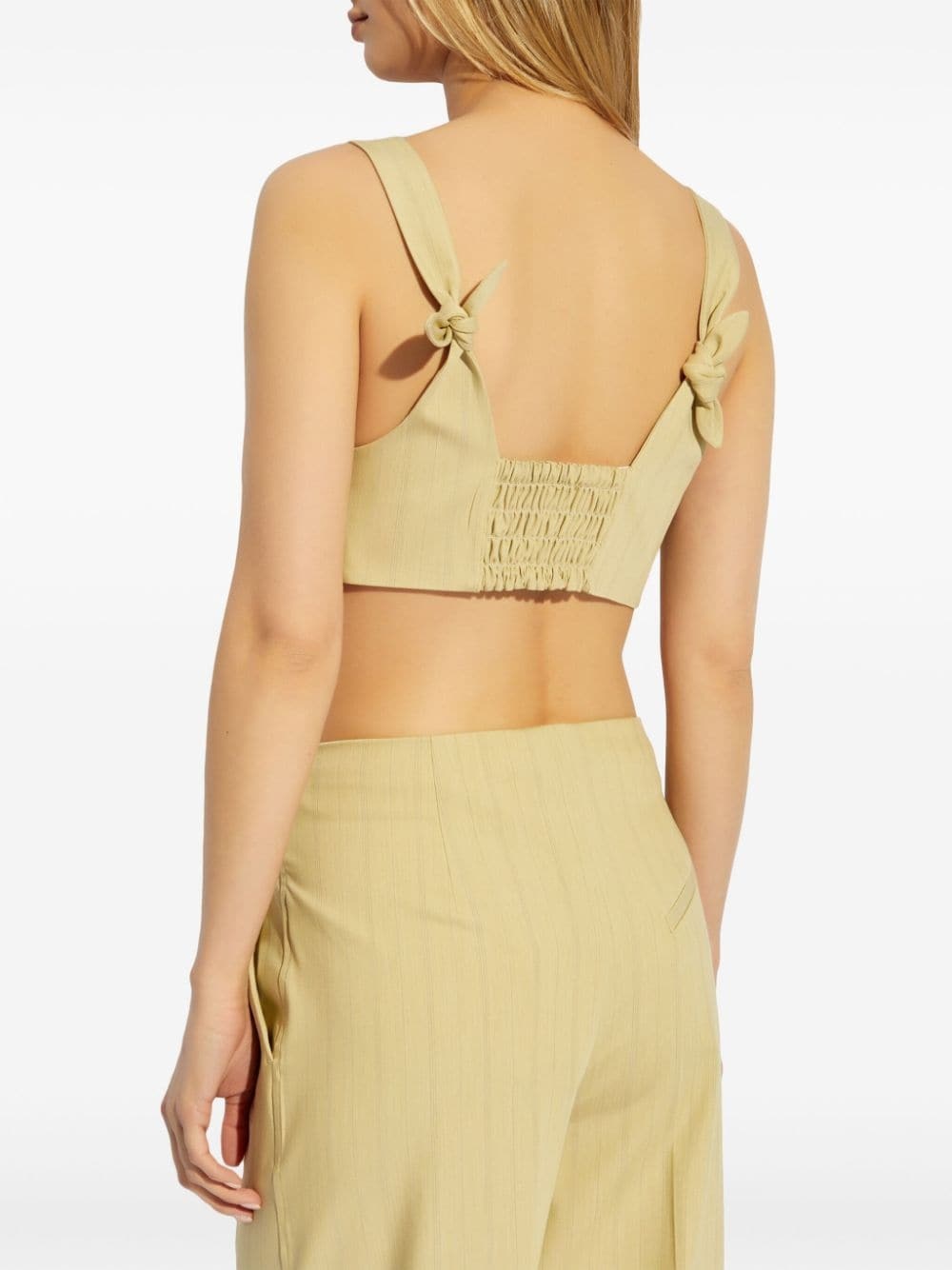 knot-detail cropped top - 4