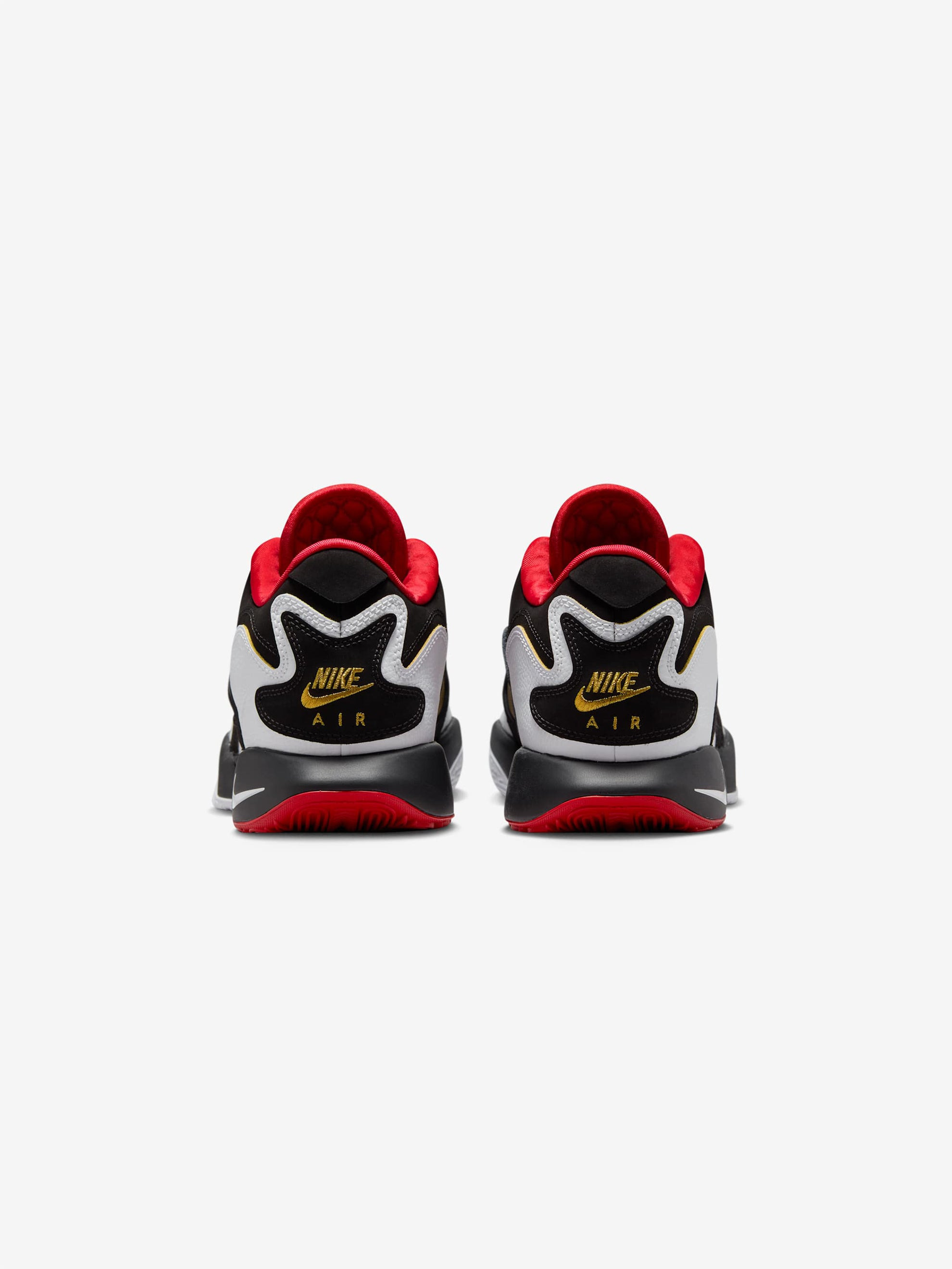 NIKE LEBRON 21 "PRIME 93" (BLACK/WHITE-FIRE RED-METALLIC GOLD) - 4