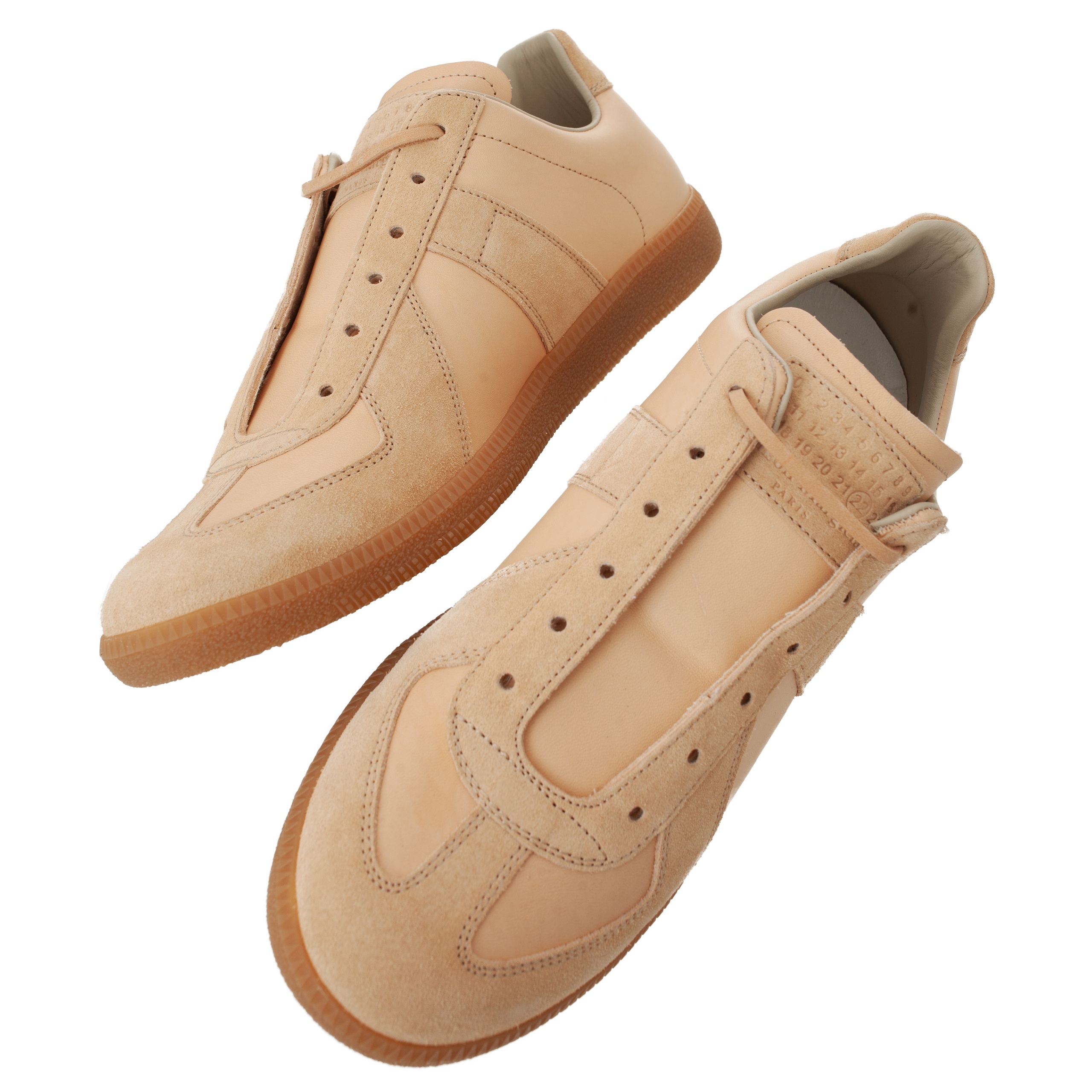 LEATHER REPLICA SNEAKERS - 2
