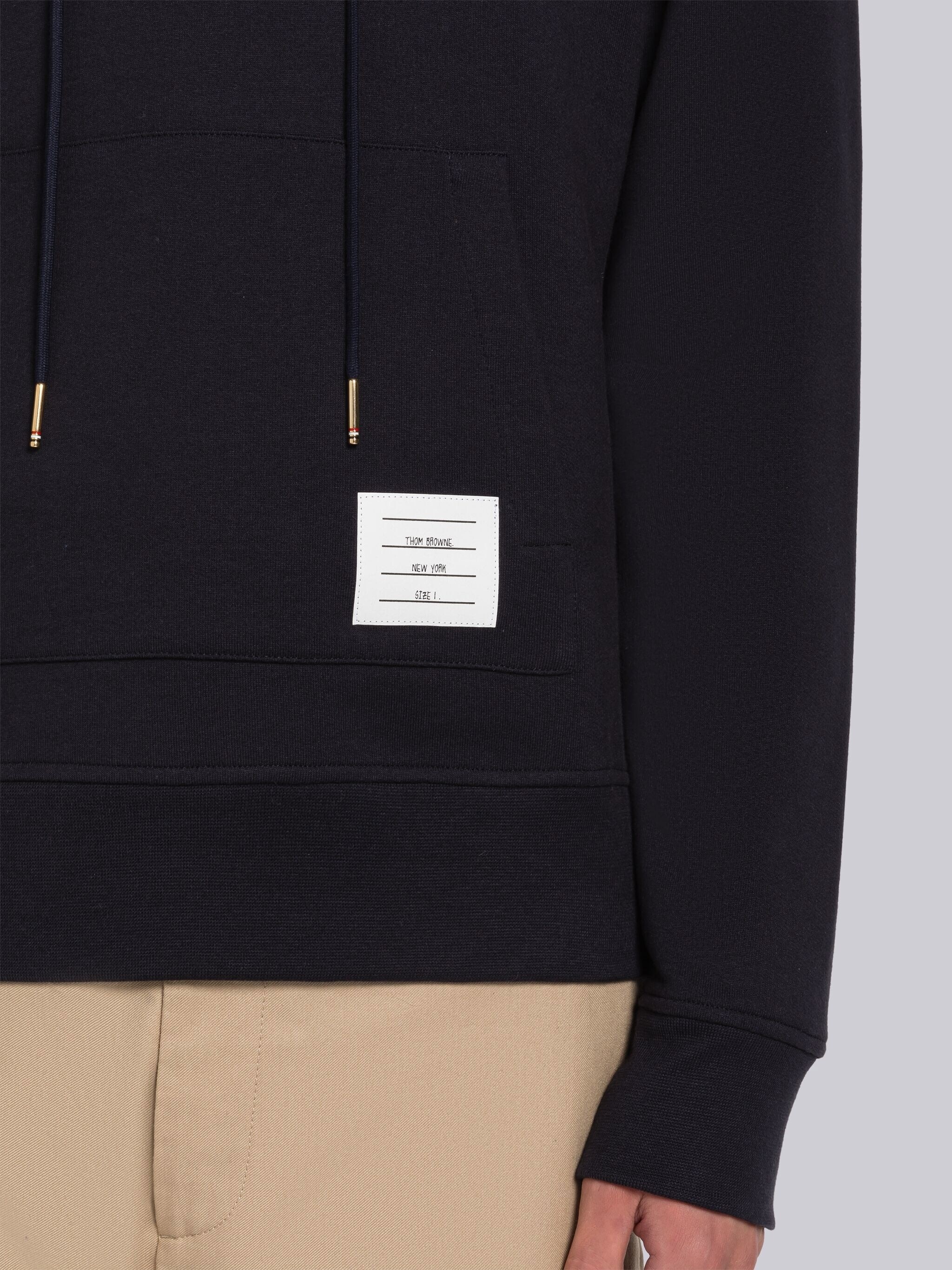 COTTON LOOPBACK BRODERIE ANGLAISE RELAXED HOODIE - 6