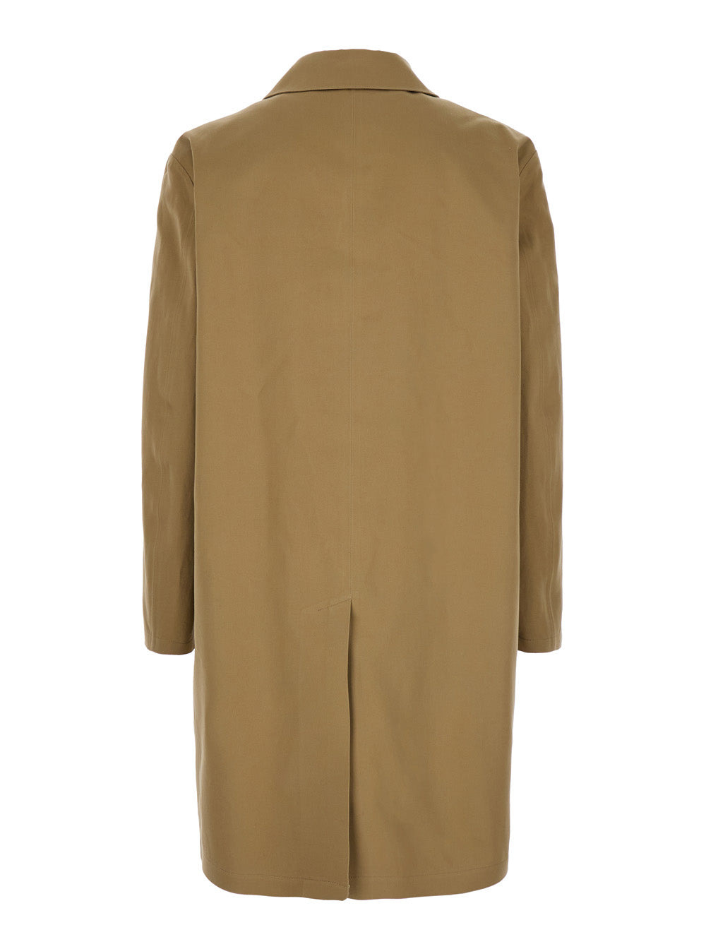 Saint Laurent Men Beige Trench With Hidden Button Closure In Cotton Man - 2
