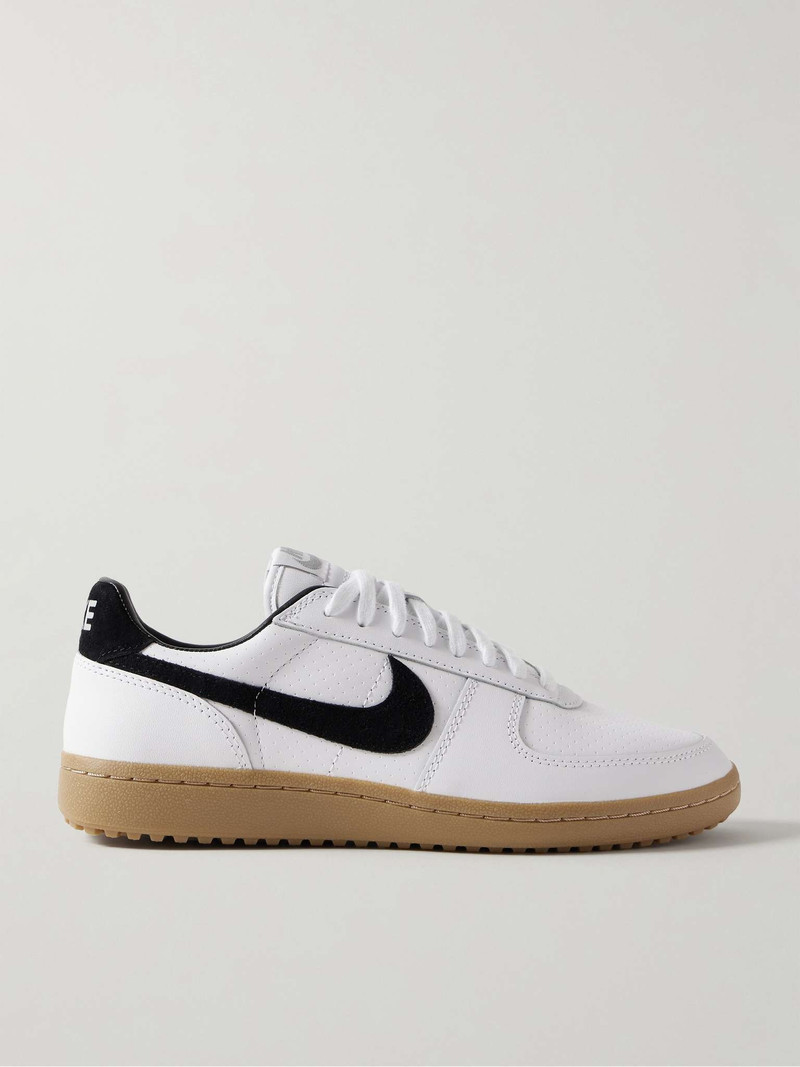 Field General 82 SP Suede-Trimmed Leather Sneakers - 1