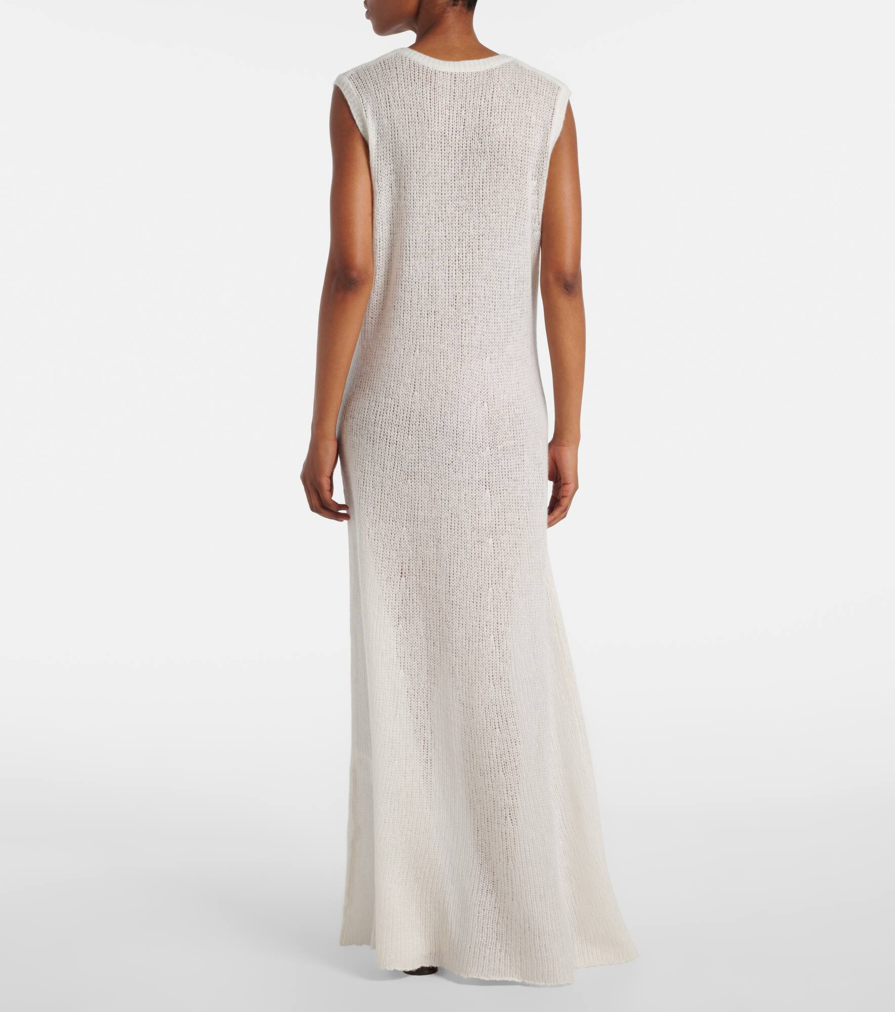 Madalena cashmere and silk maxi dress - 3