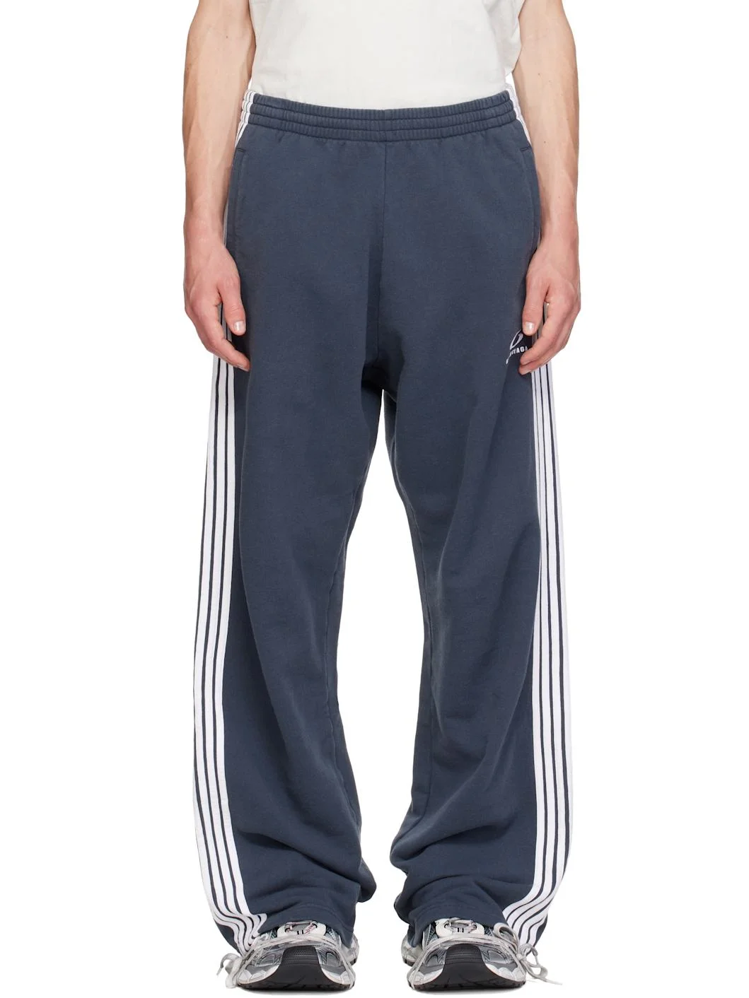Navy Baggy Sweatpants - 1