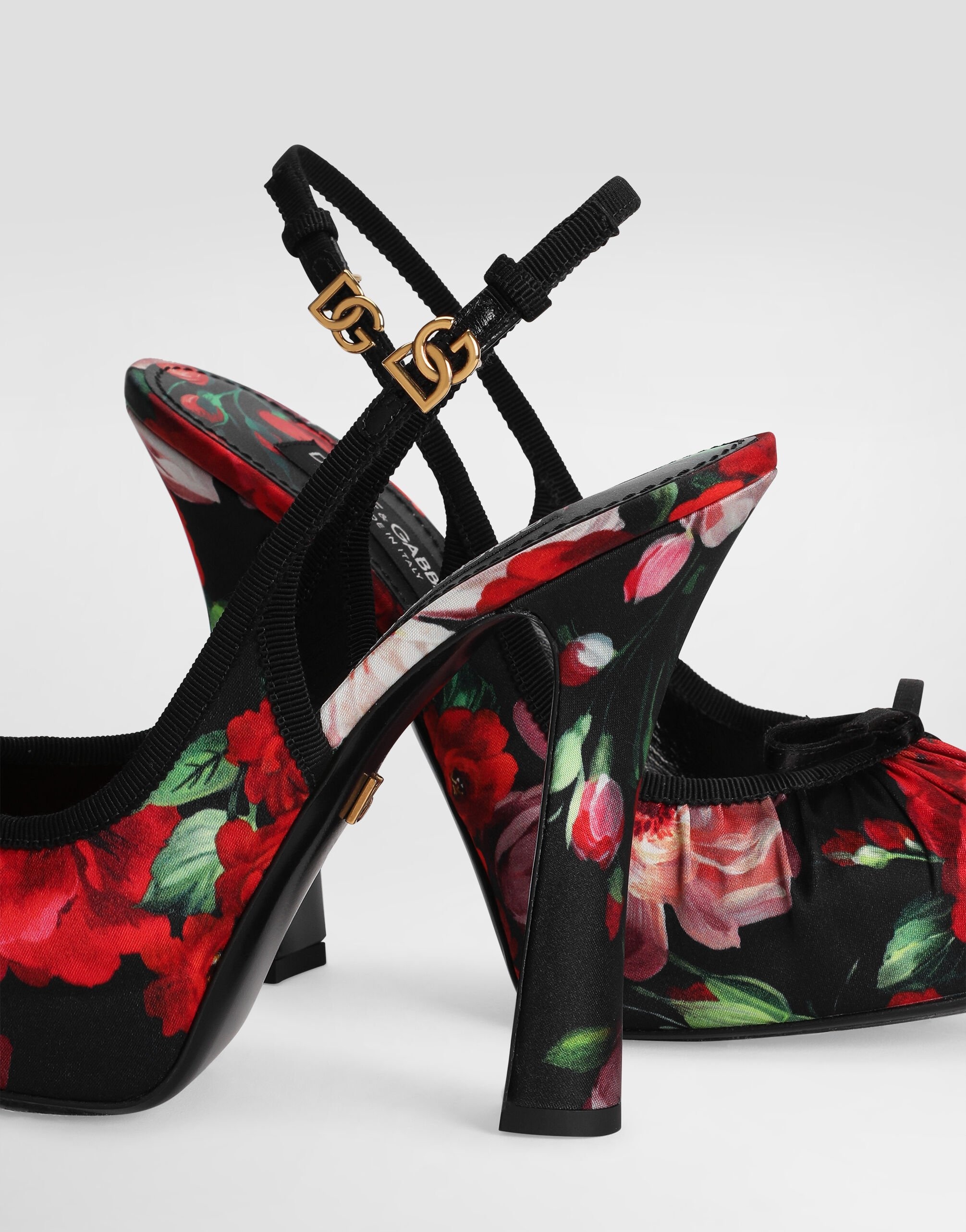 Satin slingbacks - 4