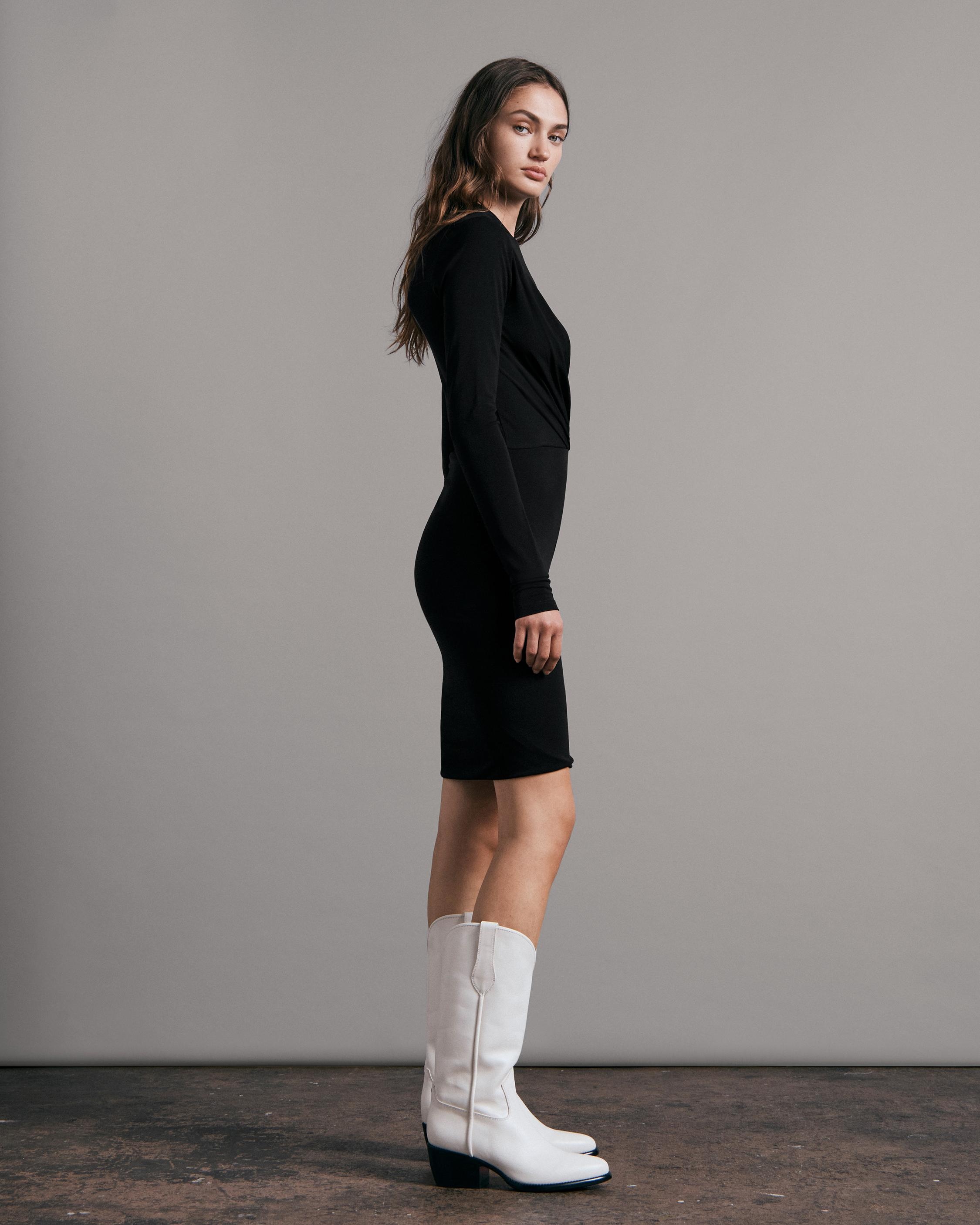 Holly Drape Mini Dress
Jersey Dress - 3