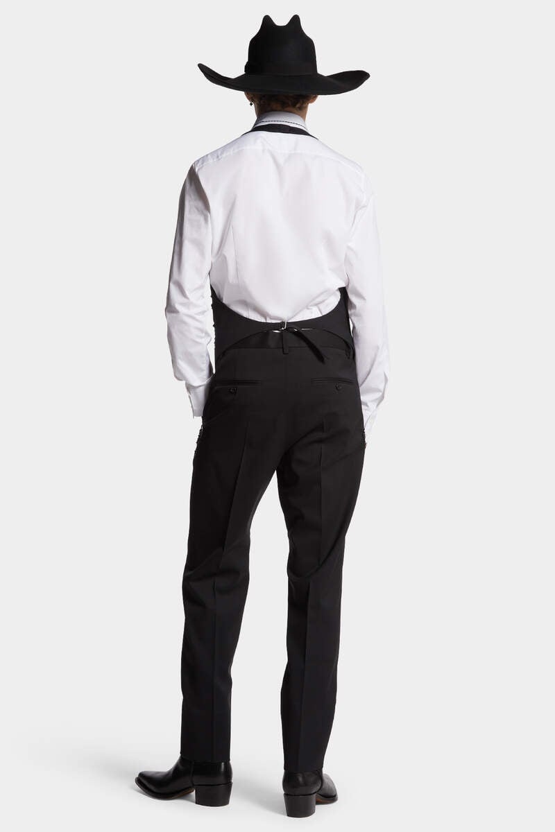 EVENING EMBROIDERED CIGARETTE PANT - 4