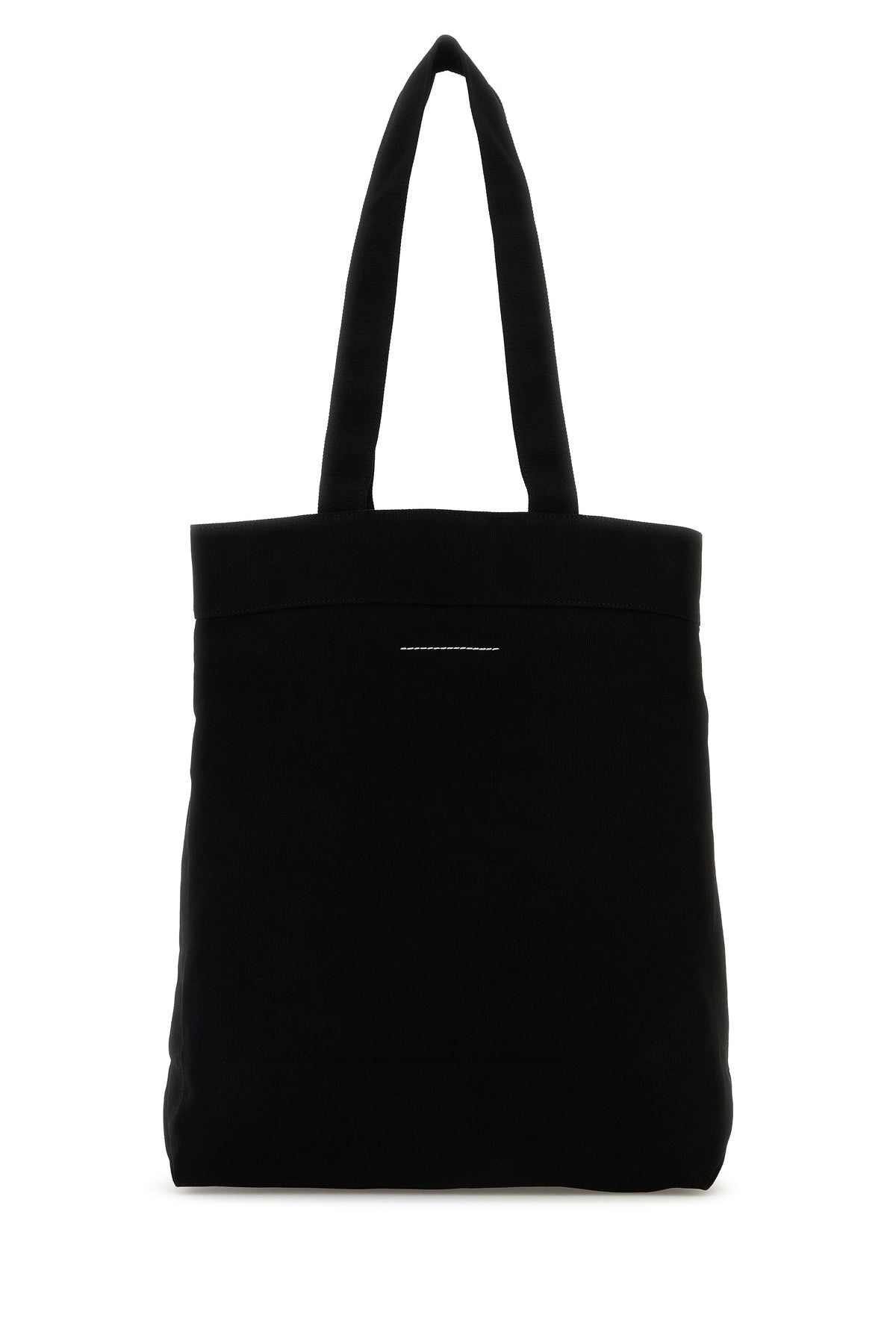 Black canvas shopping bag - 3