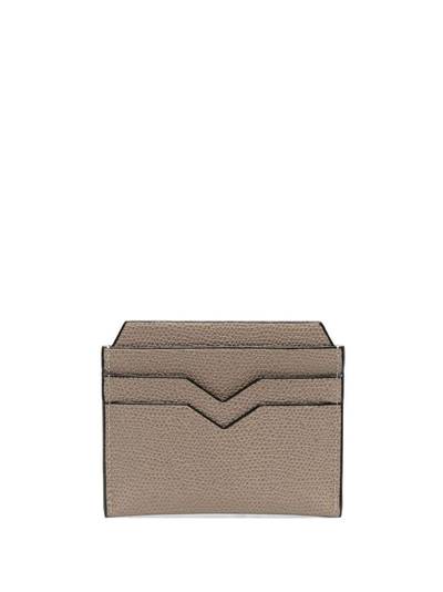 Valextra leather card holder outlook