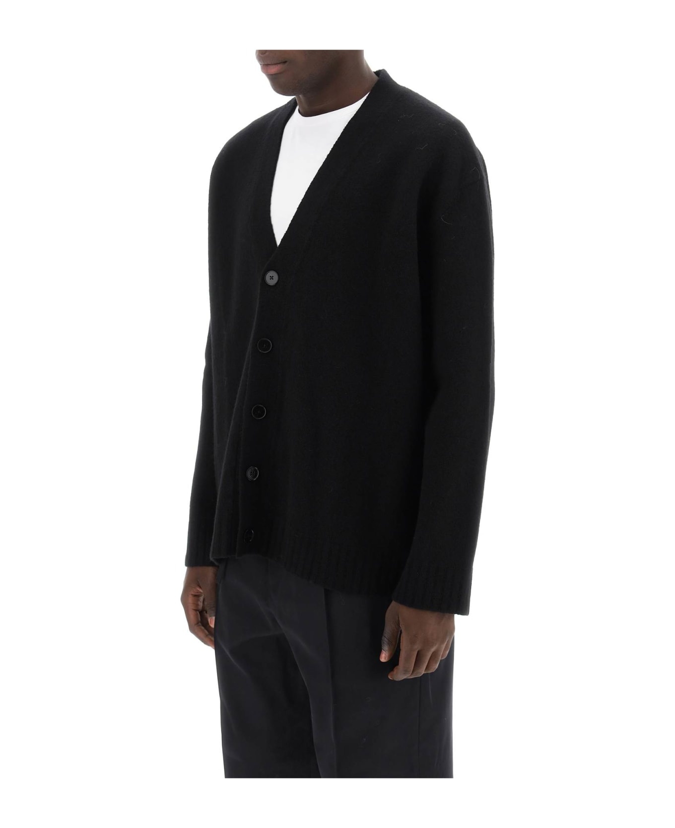 Boiled Wool Cardigan - 4