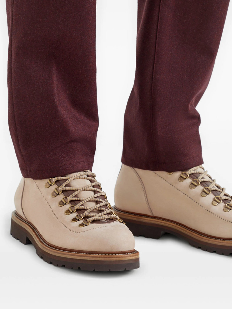 Brunello Cucinelli Leather Hiking Boots 4