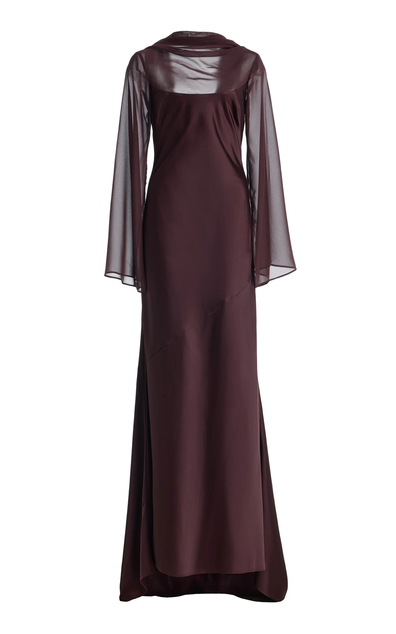 Exclusive Devlyn Satin Gown - 1