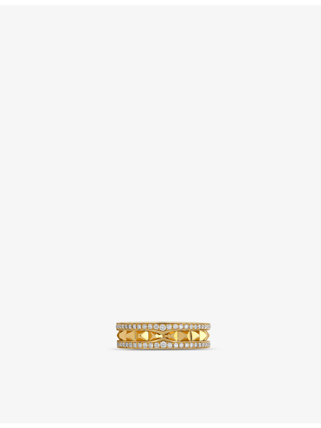 B.zero1 18ct yellow-gold and 0.51ct brilliant-cut diamond ring - 3