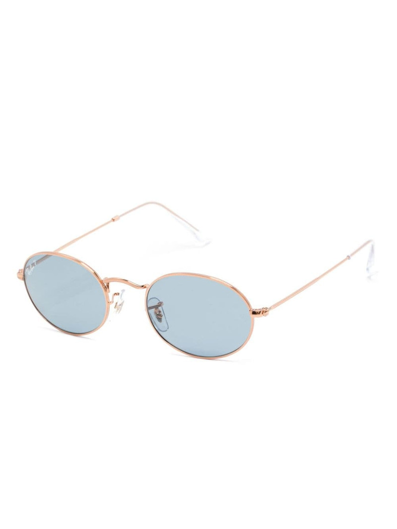 Ray-Ban oval-frame sunglasses outlook