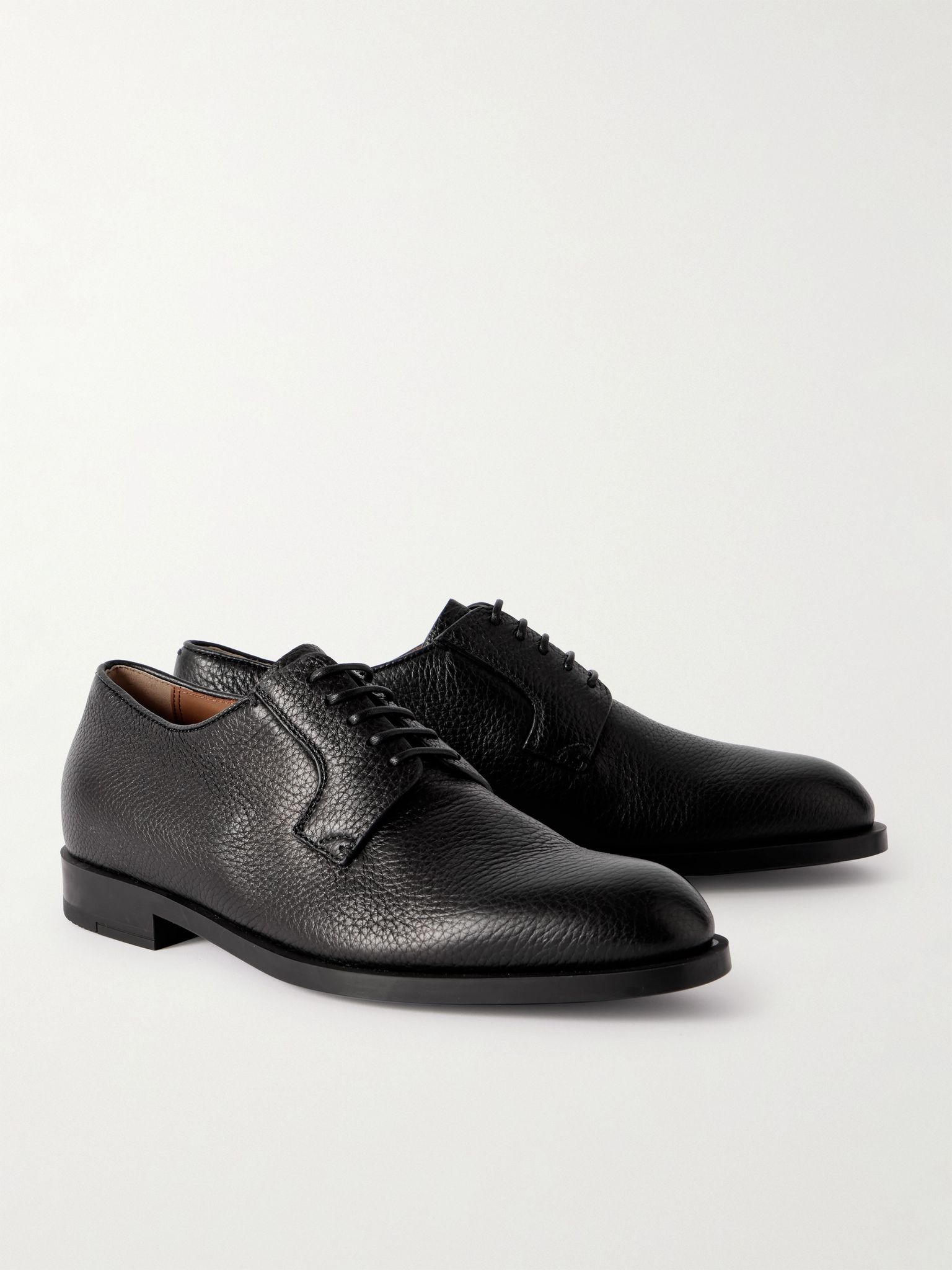 New Classic Flex Full-Grain Leather Derby Shoes Black - 4