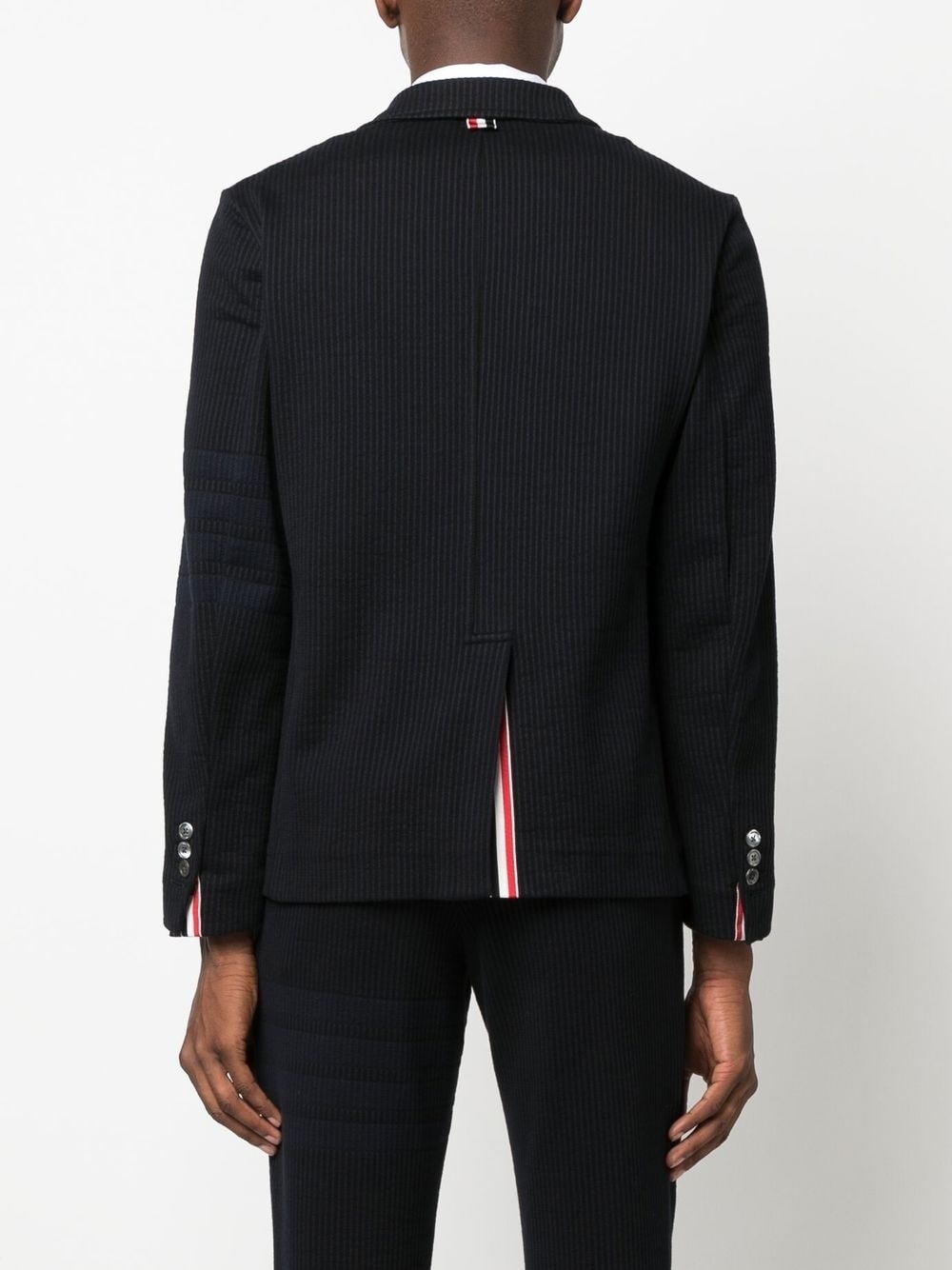 4-Bar seersucker blazer - 3