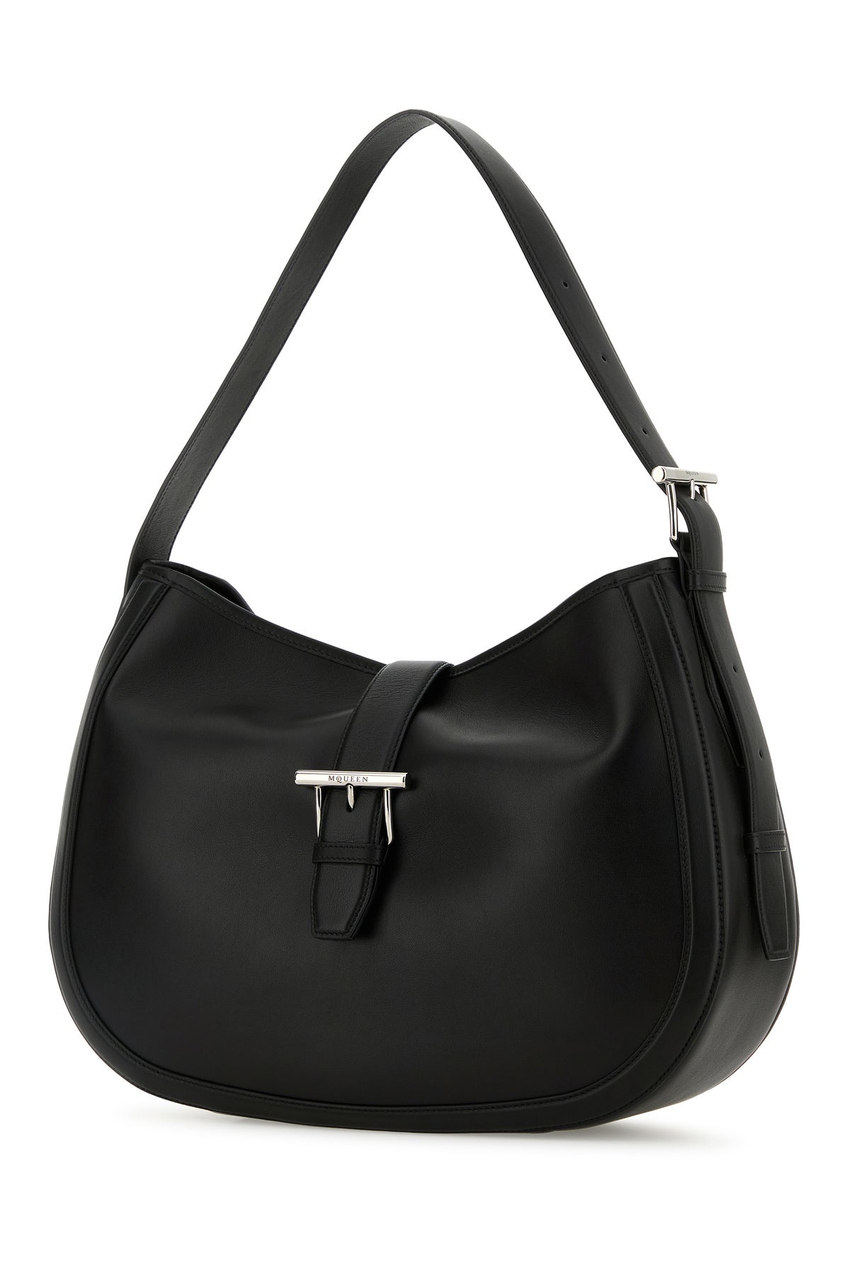 Black leather shoulder bag - 2