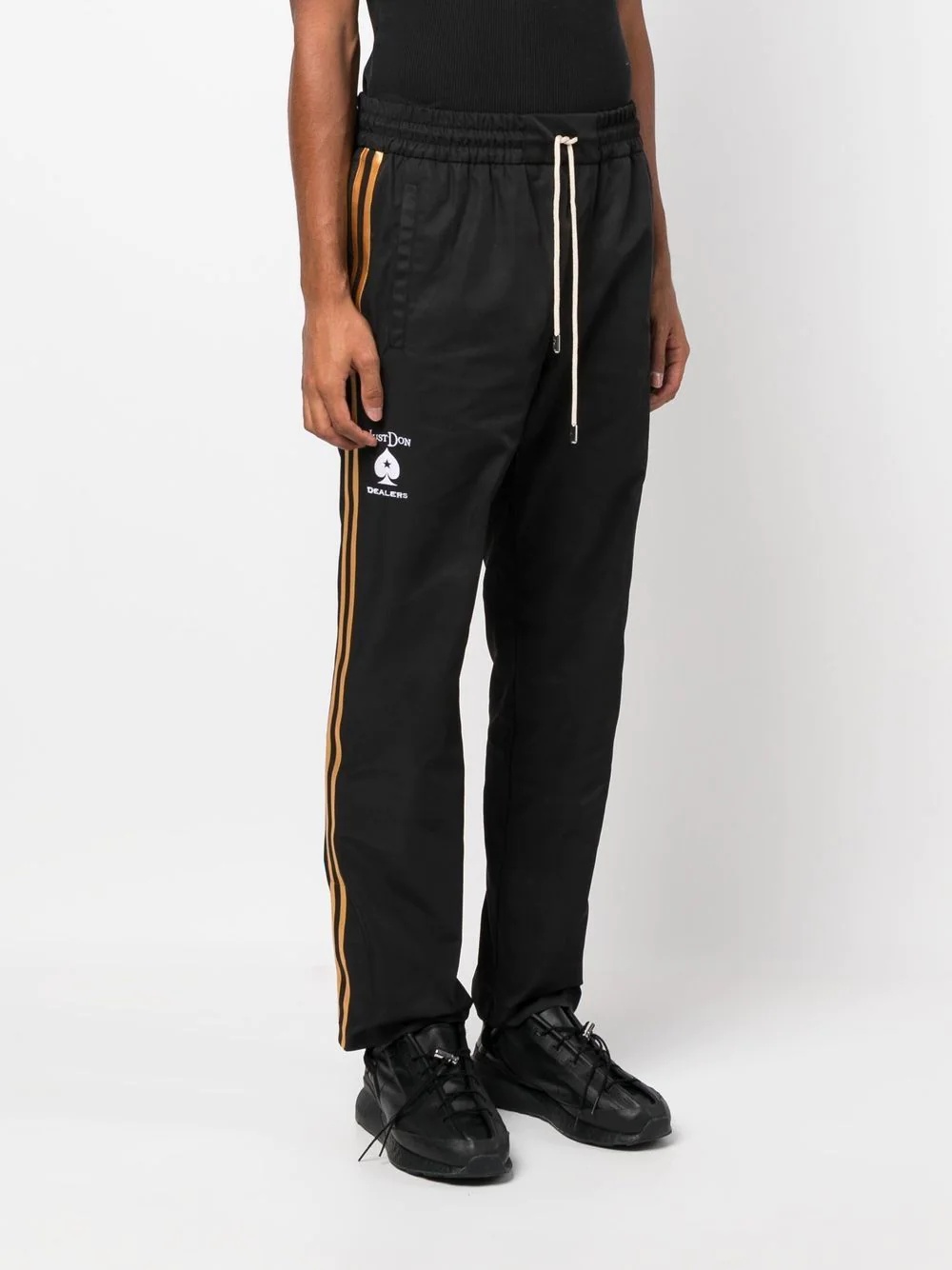 logo-embroidered track pants - 3