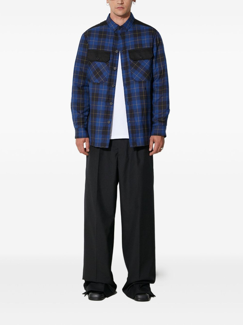 Neil Barrett check-pattern shirt jacket outlook