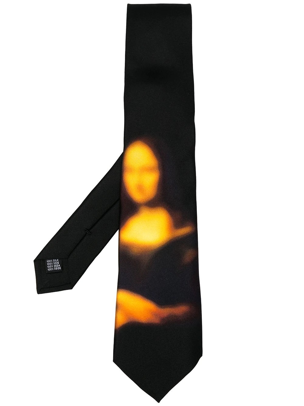 blurred monalisa tie - 1