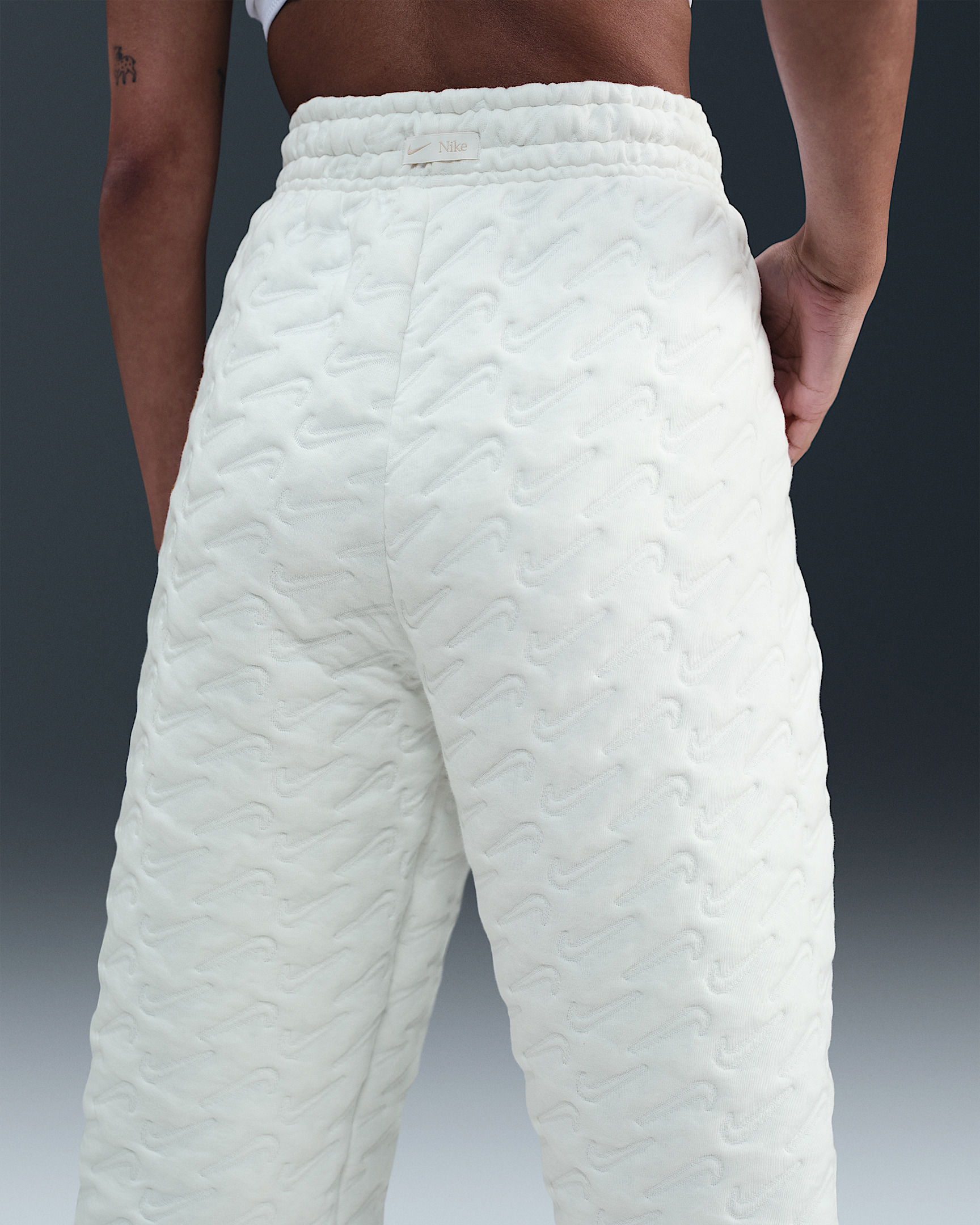 Nike Sportswear Phoenix Fleece Women's Oversized High-Waisted Jacquard Pants - 3