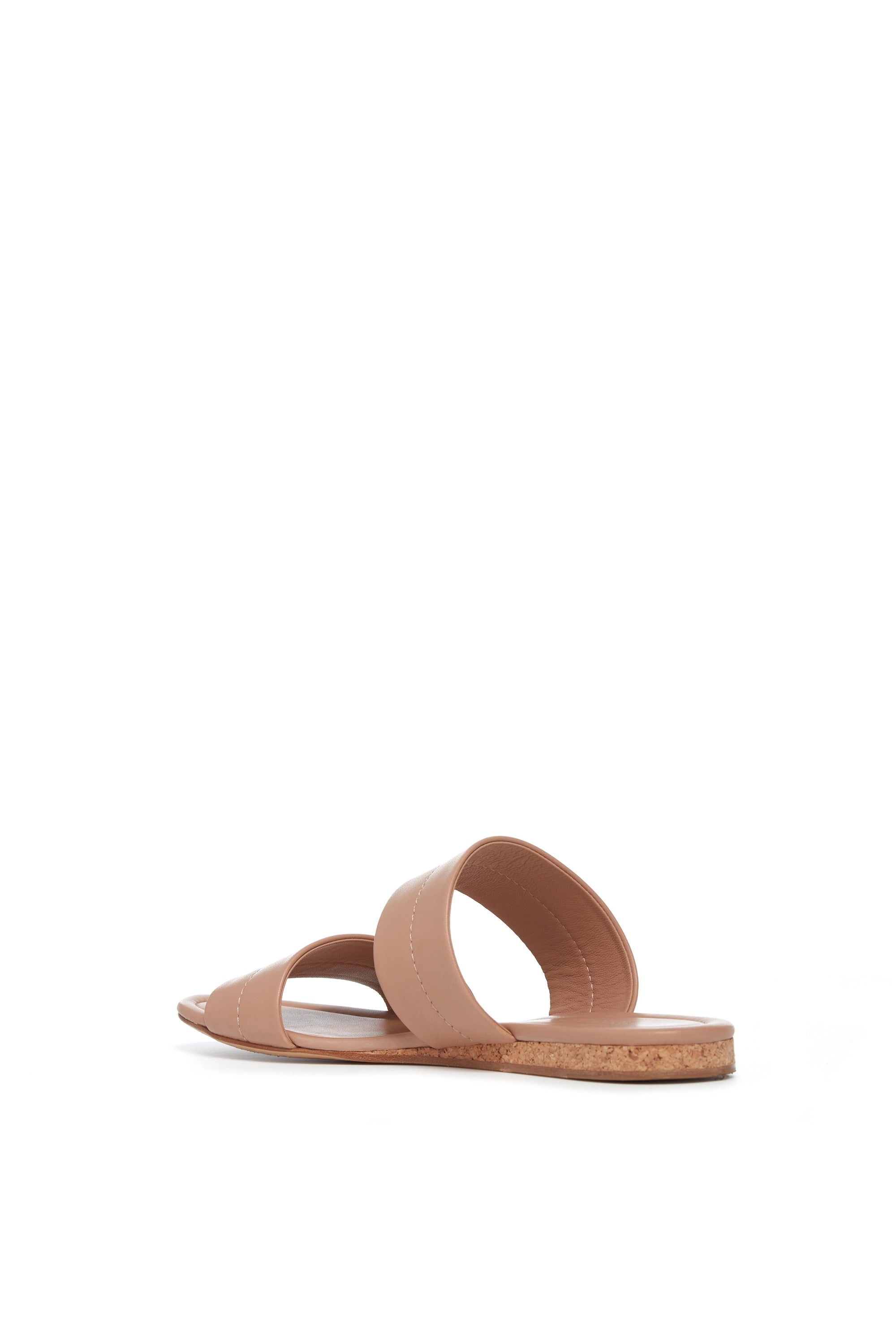 Lora Strap Sandal in Dark Camel Leather - 3