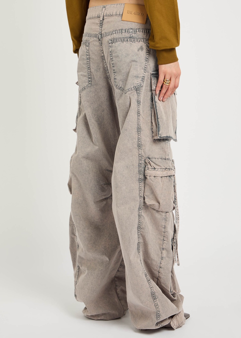 The Attico Cotton Cargo Trousers - 3