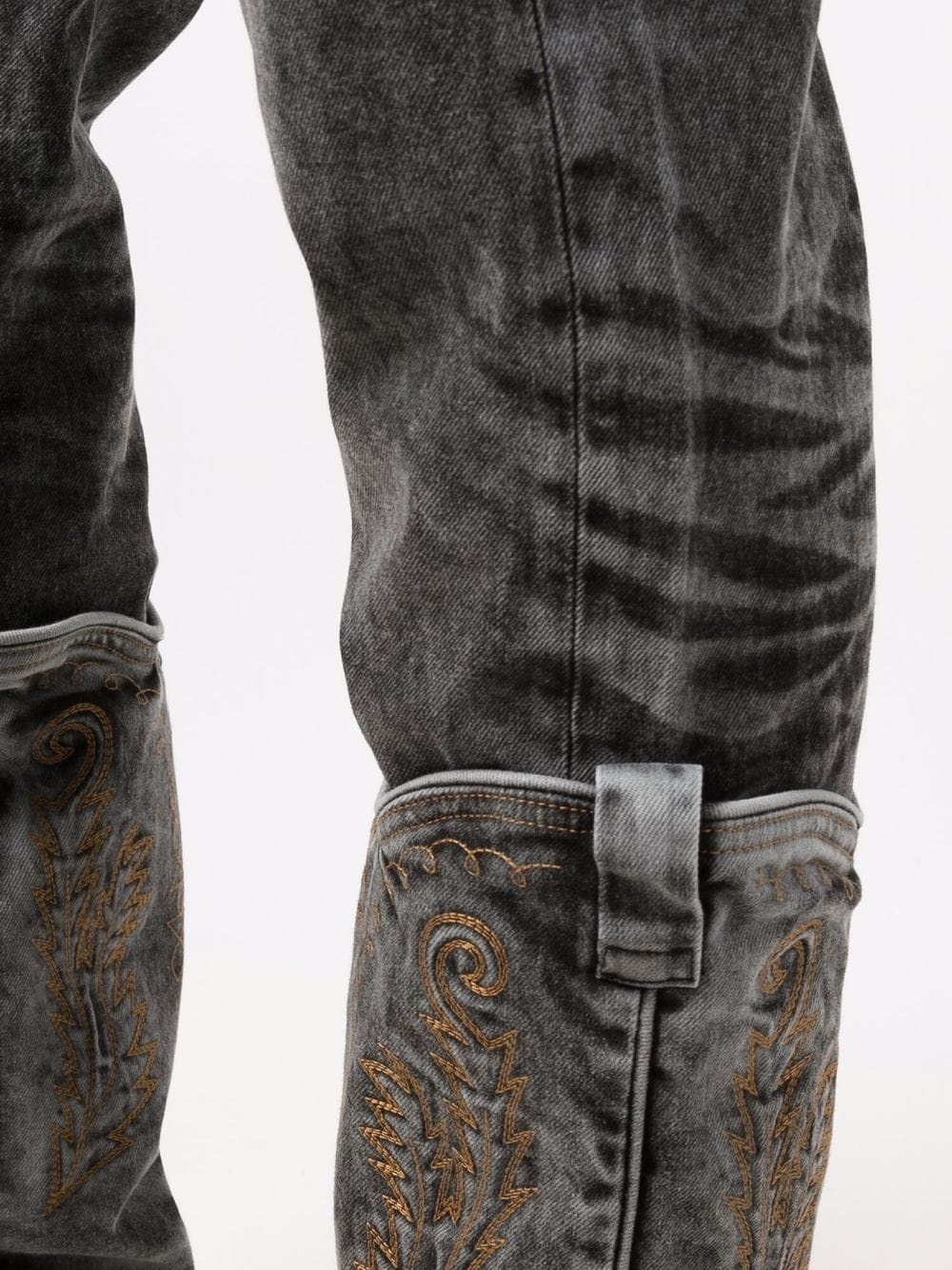 Cowboy Cuffs straight-leg jeans - 6