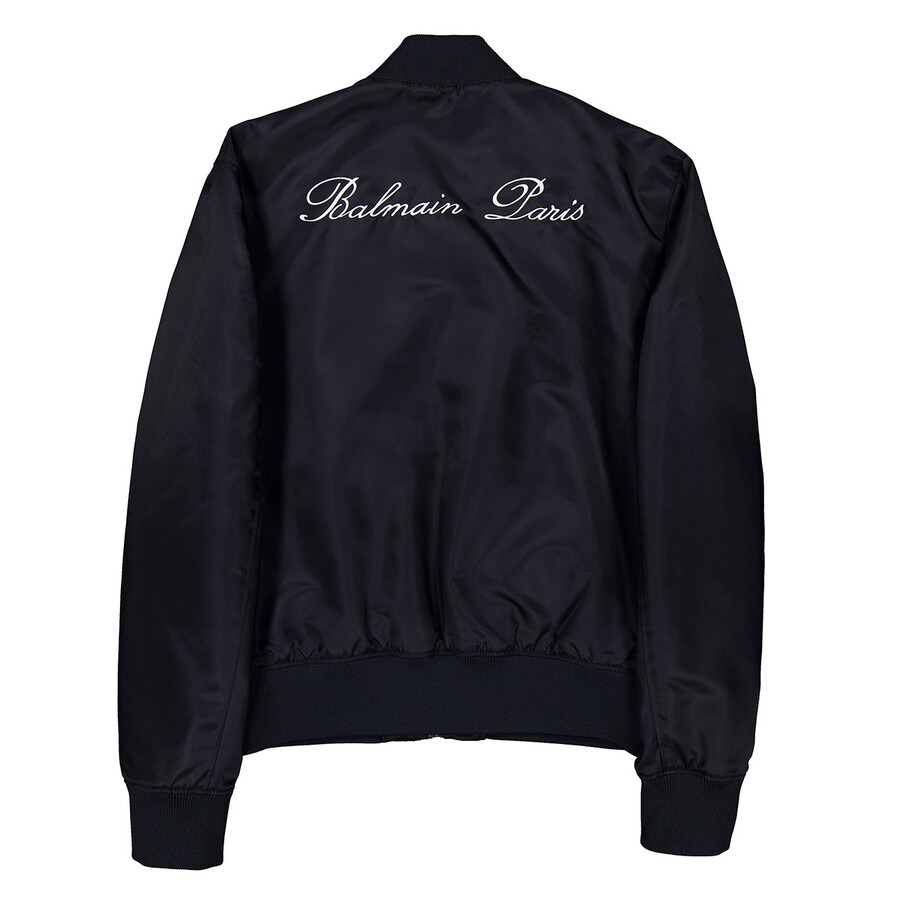 Balmain Logo-Embroidered Bomber Jacket - 7
