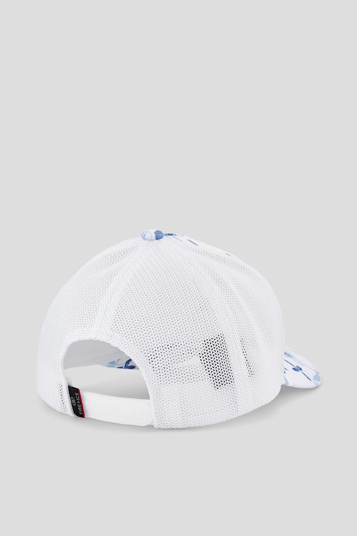 Parker Cap in White/Blue - 4