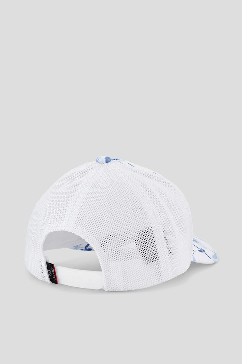 Parker Cap in White/Blue 4