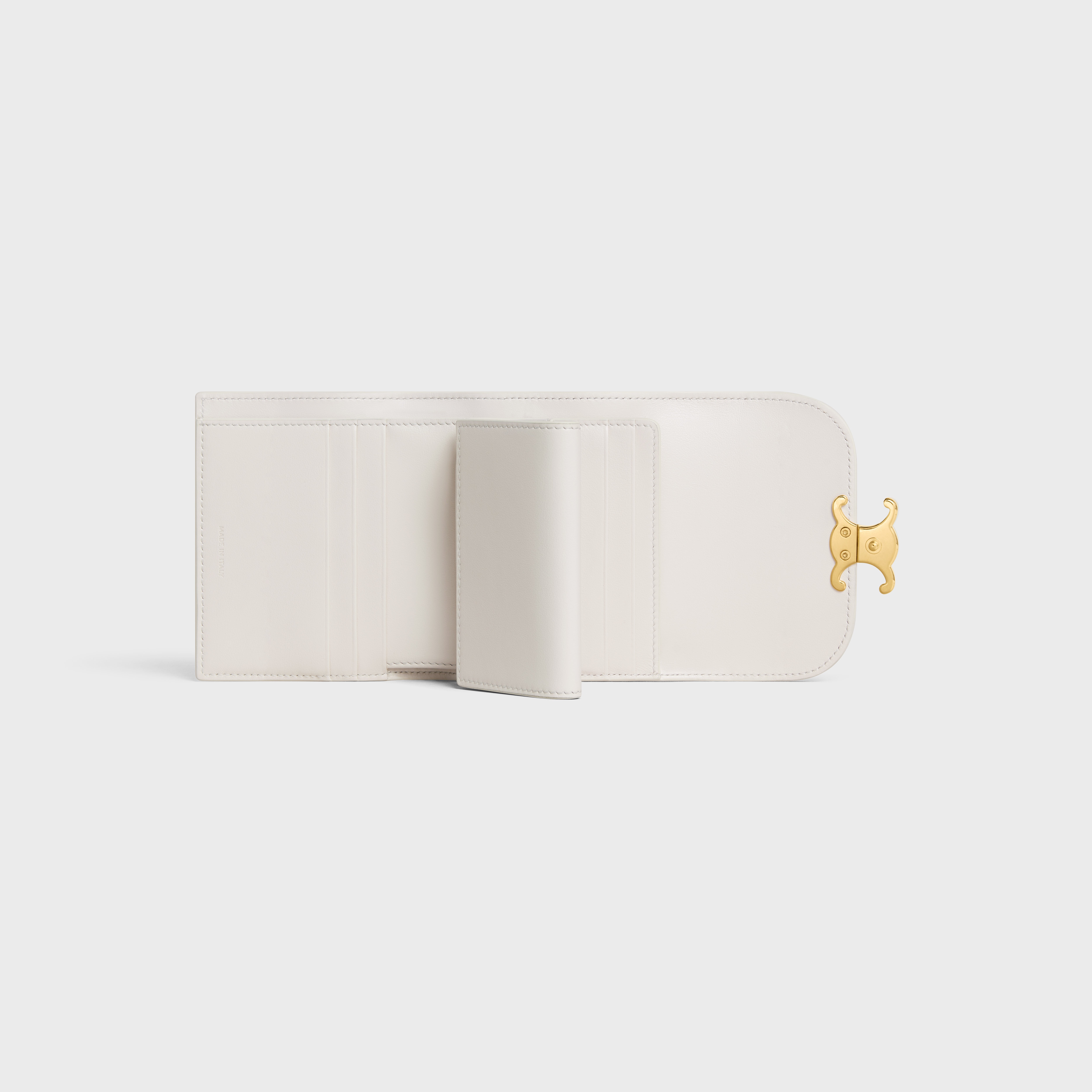 Small Wallet TRIOMPHE in Shiny calfskin - 4