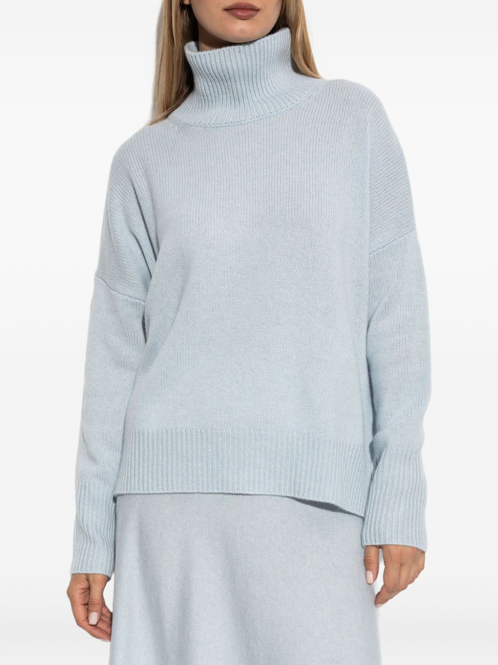 turtleneck cashmere sweater - 3