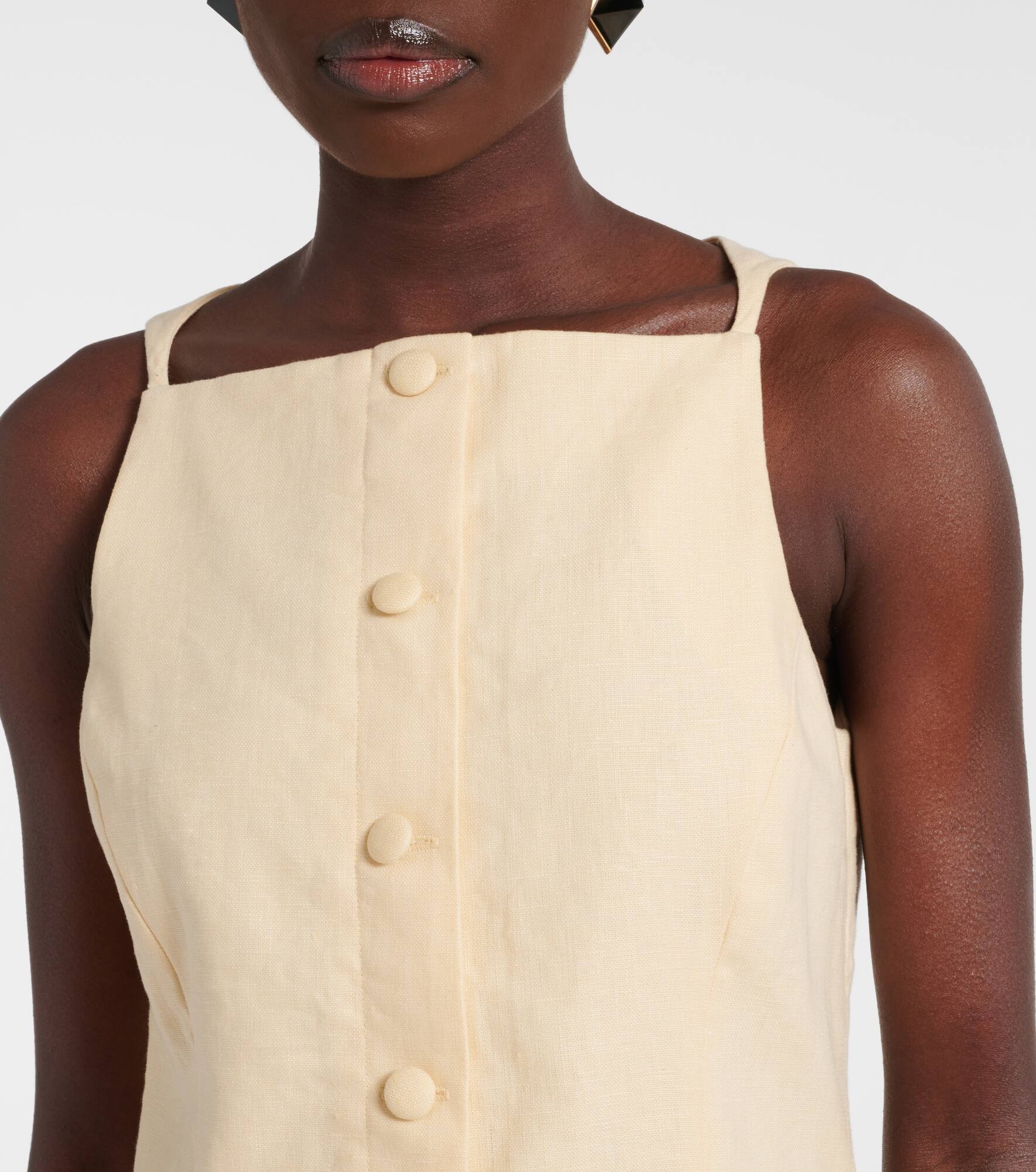 Ambra linen minidress - 4
