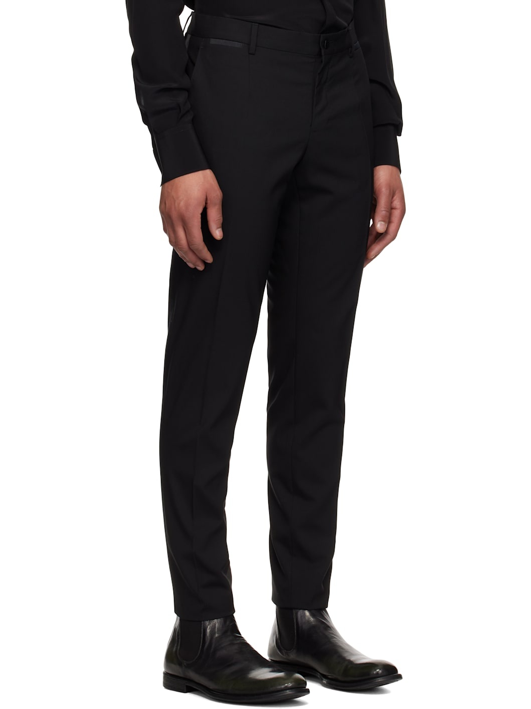 Black Continuativo Nero Trousers - 2